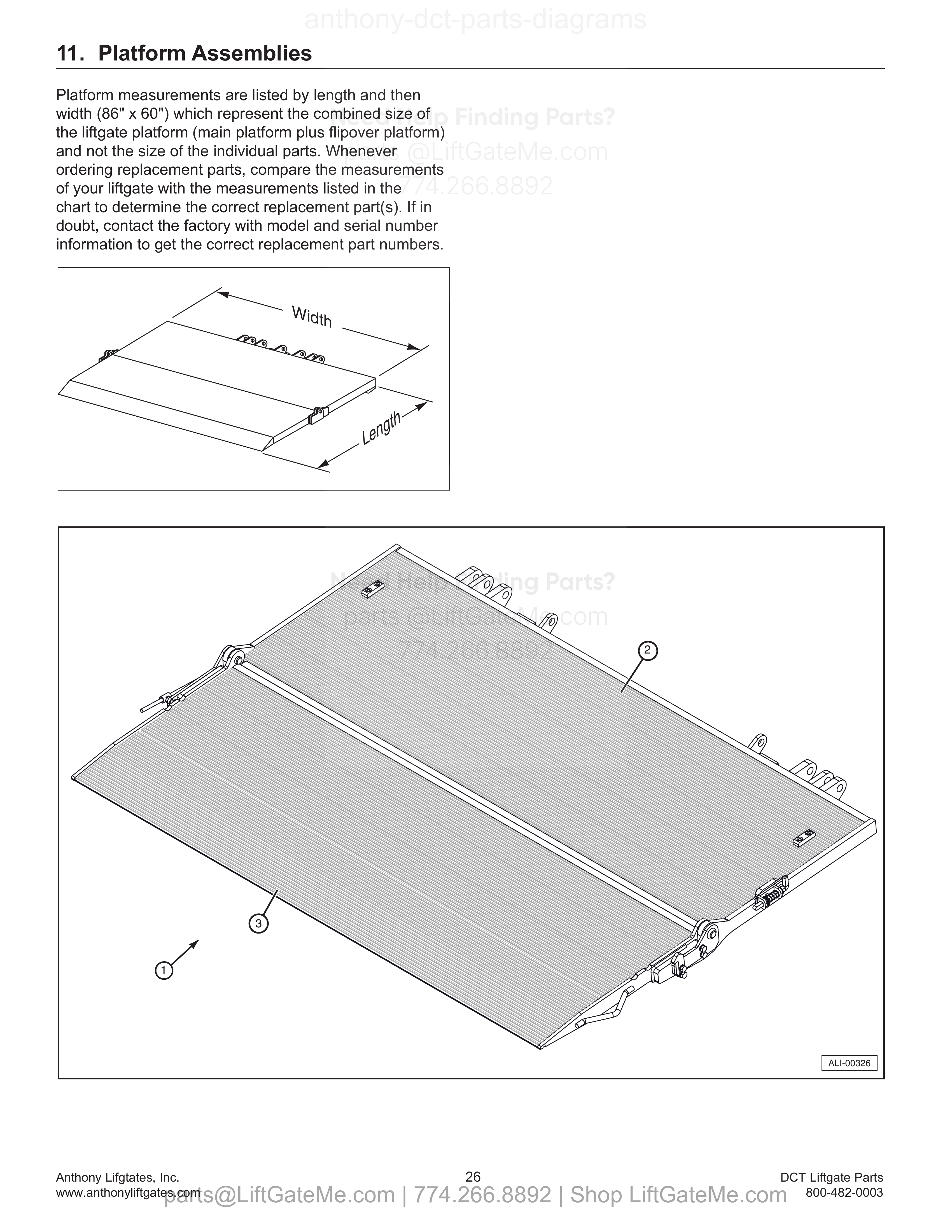 11. Platform Assemblies diagram