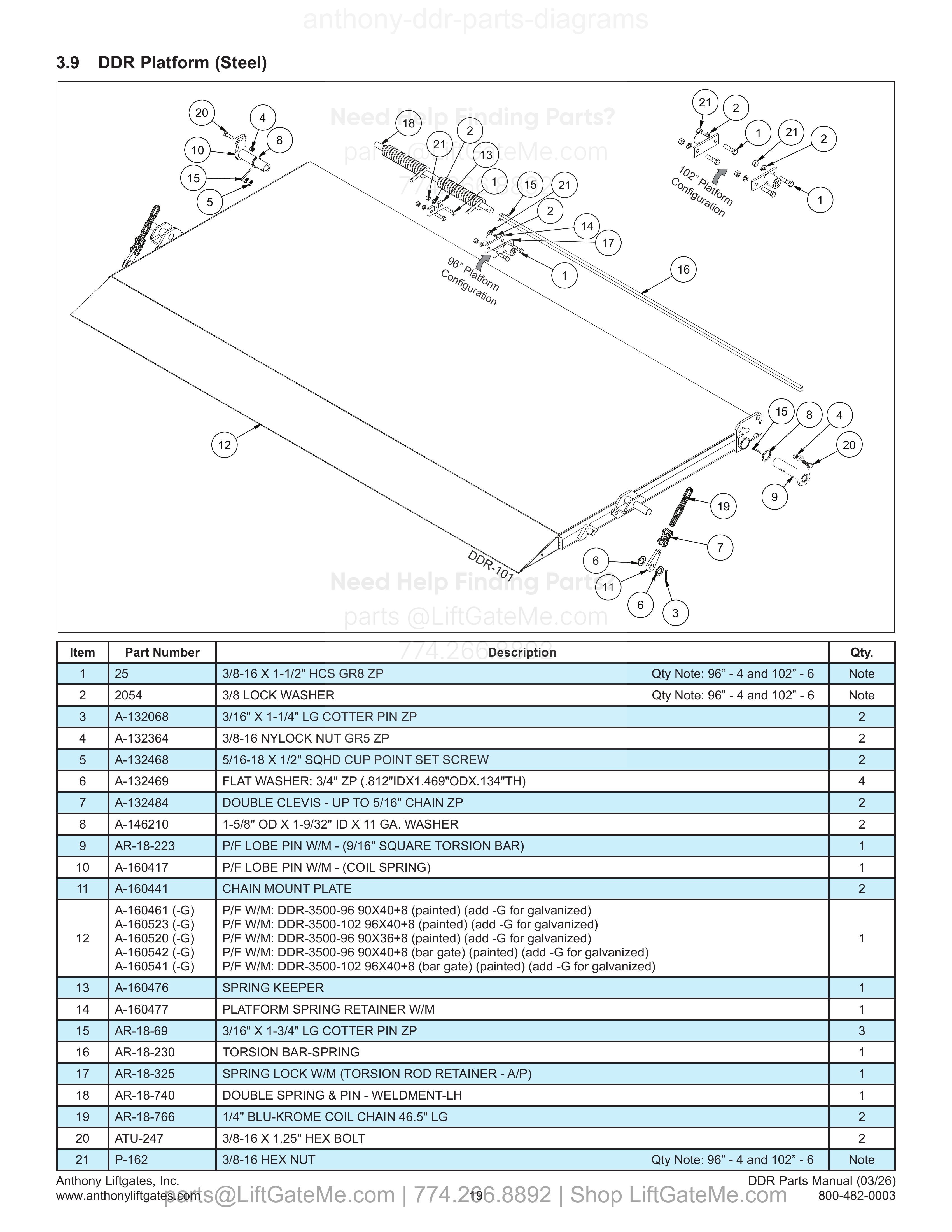 3.9 DDR Platform (Steel) diagram