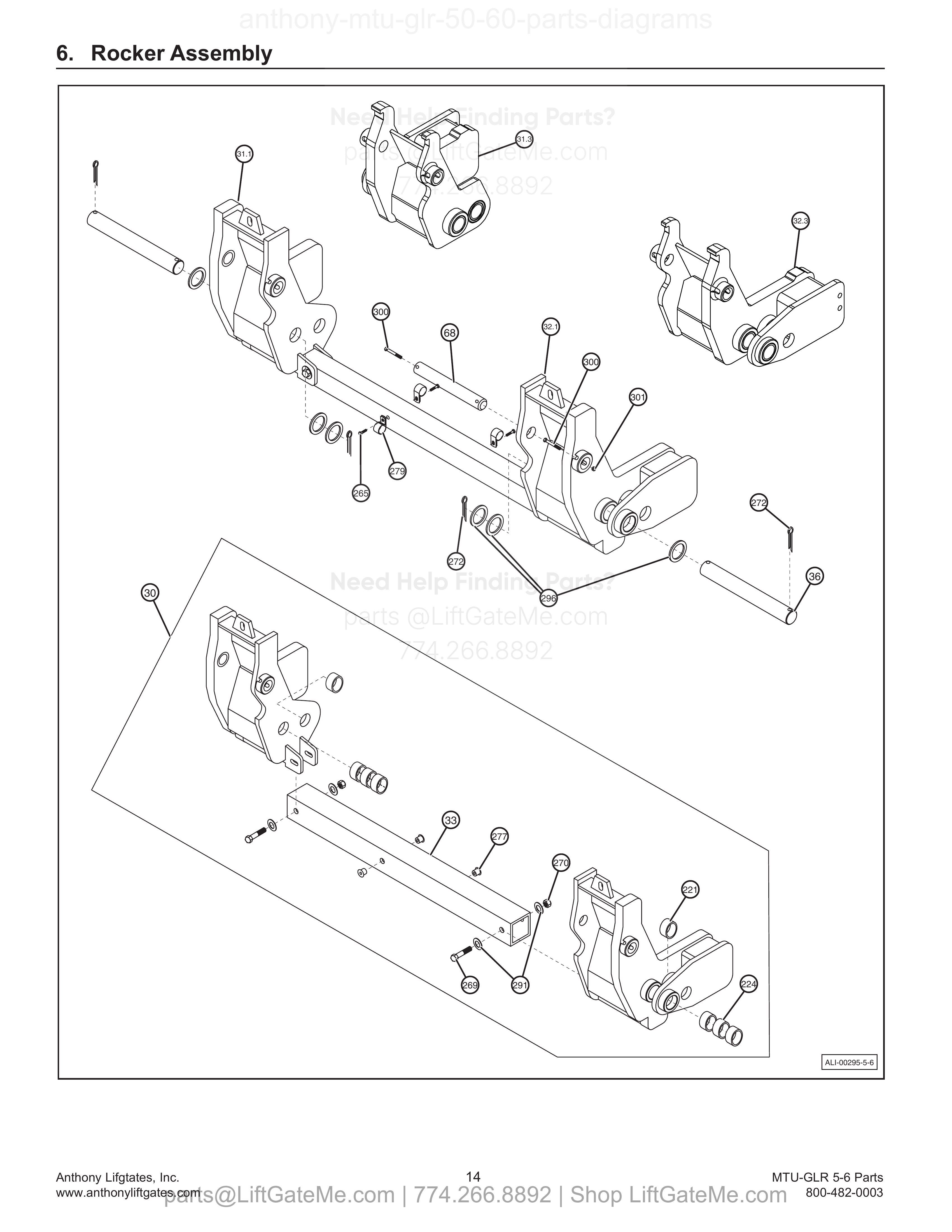 6. Rocker Assembly diagram