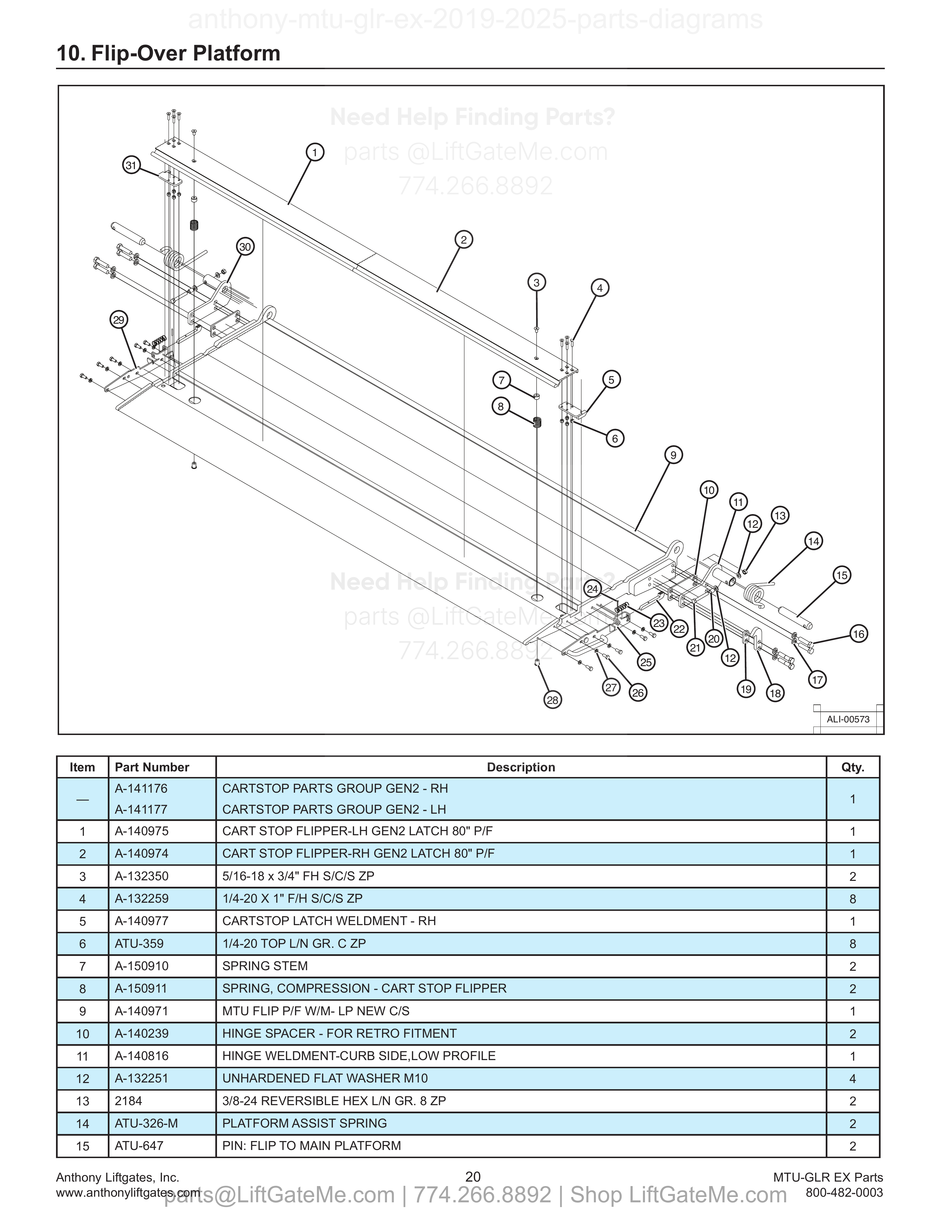 10. Flip-Over Platform diagram