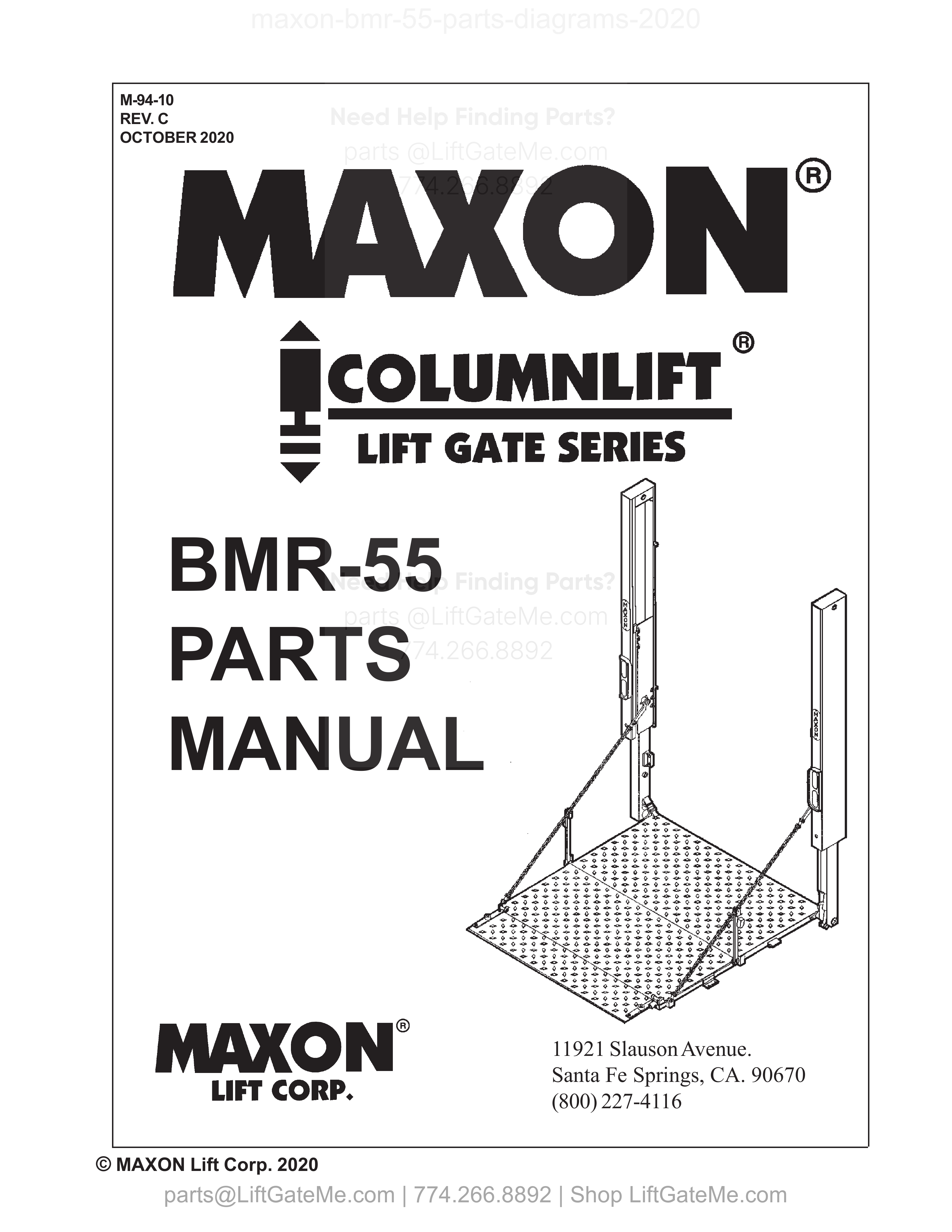 OEM manual reference cover