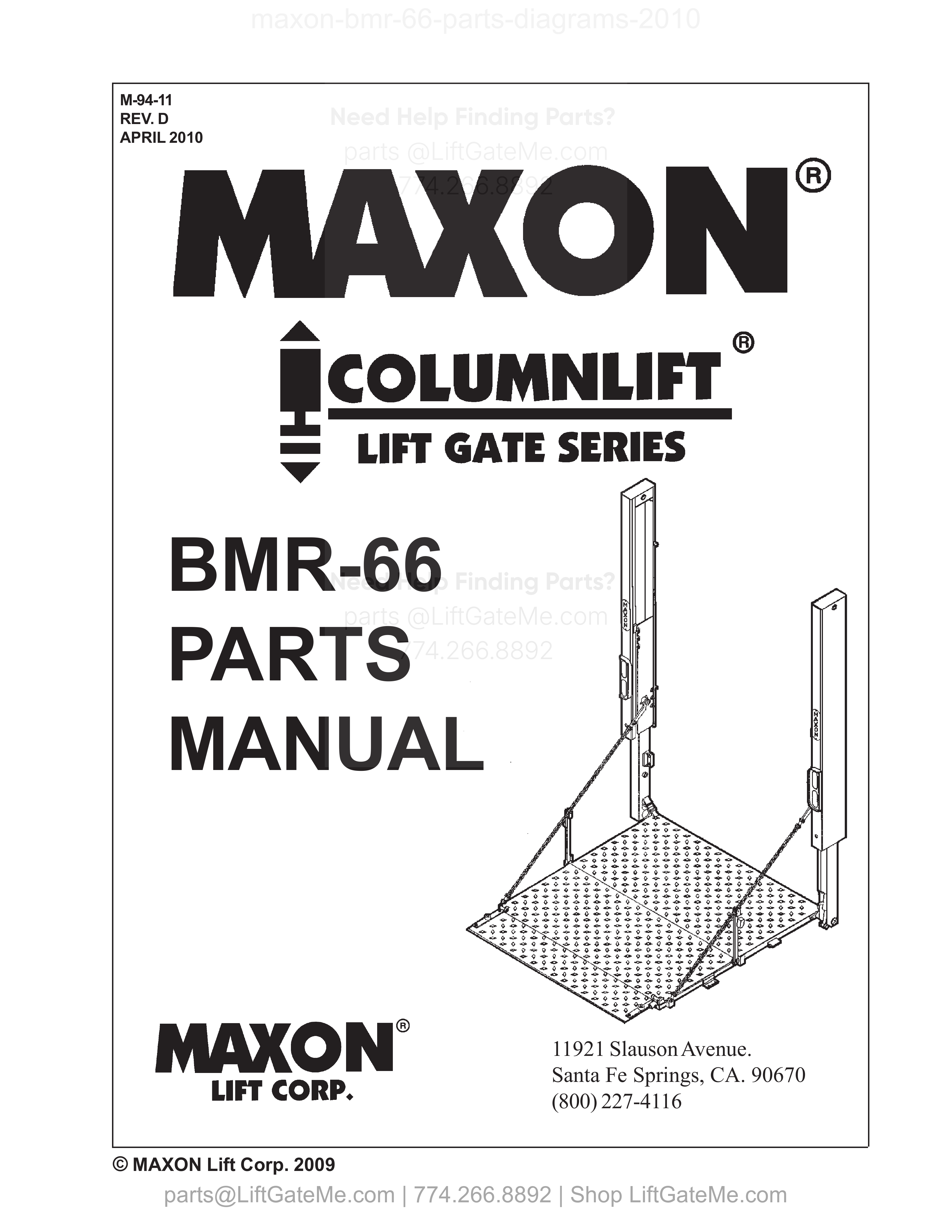 OEM manual reference cover