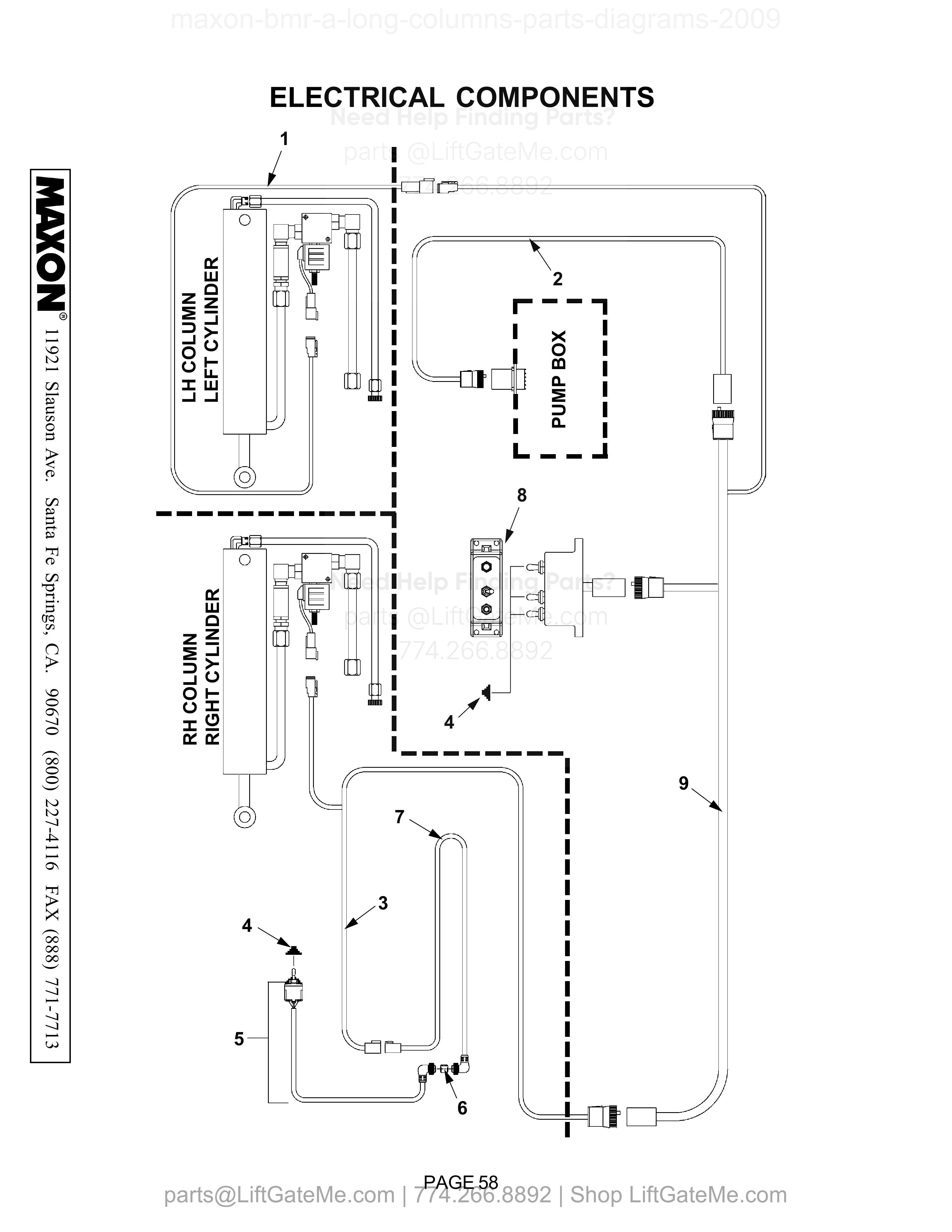 ELECTRICAL COMPONENTS diagram