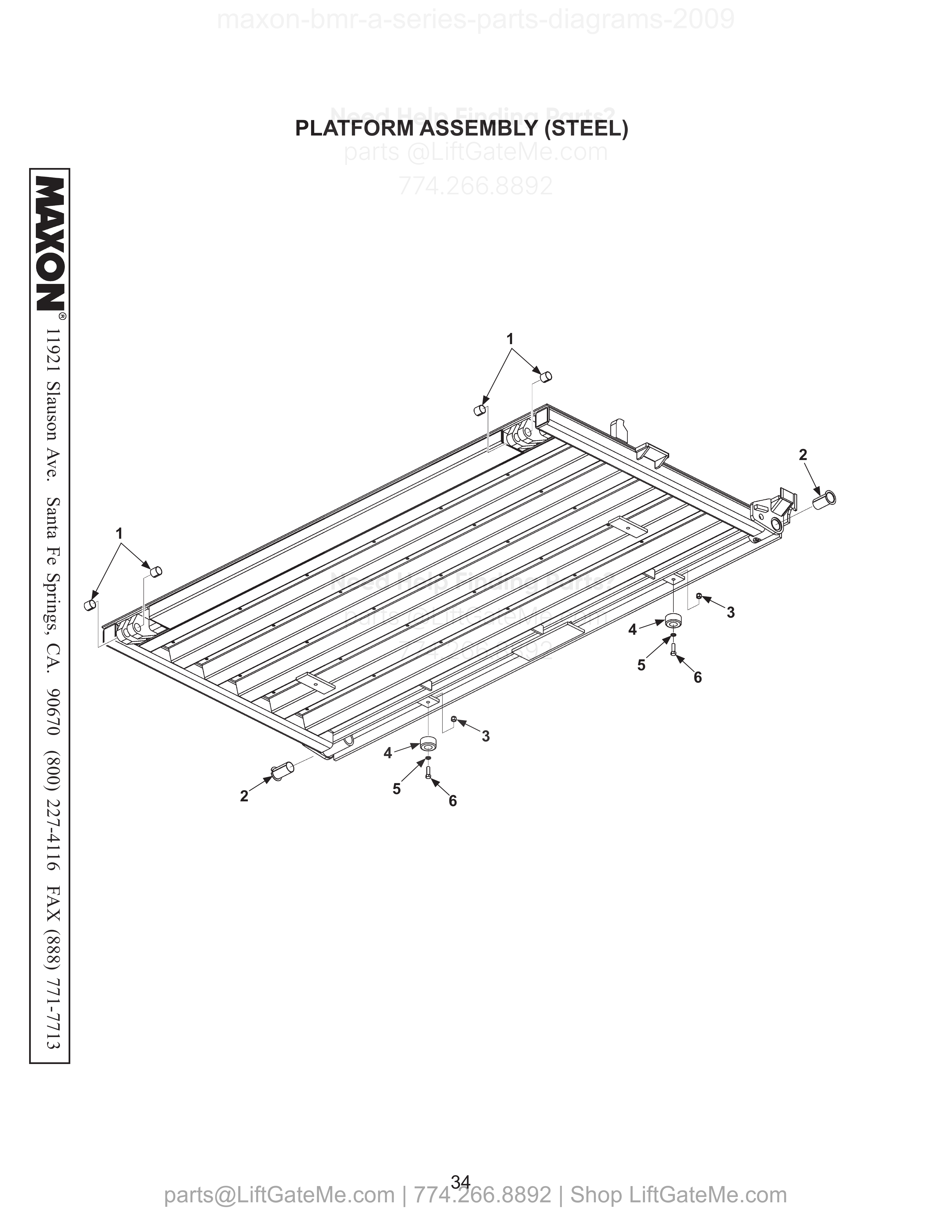 Platform Assembly (Steel) diagram
