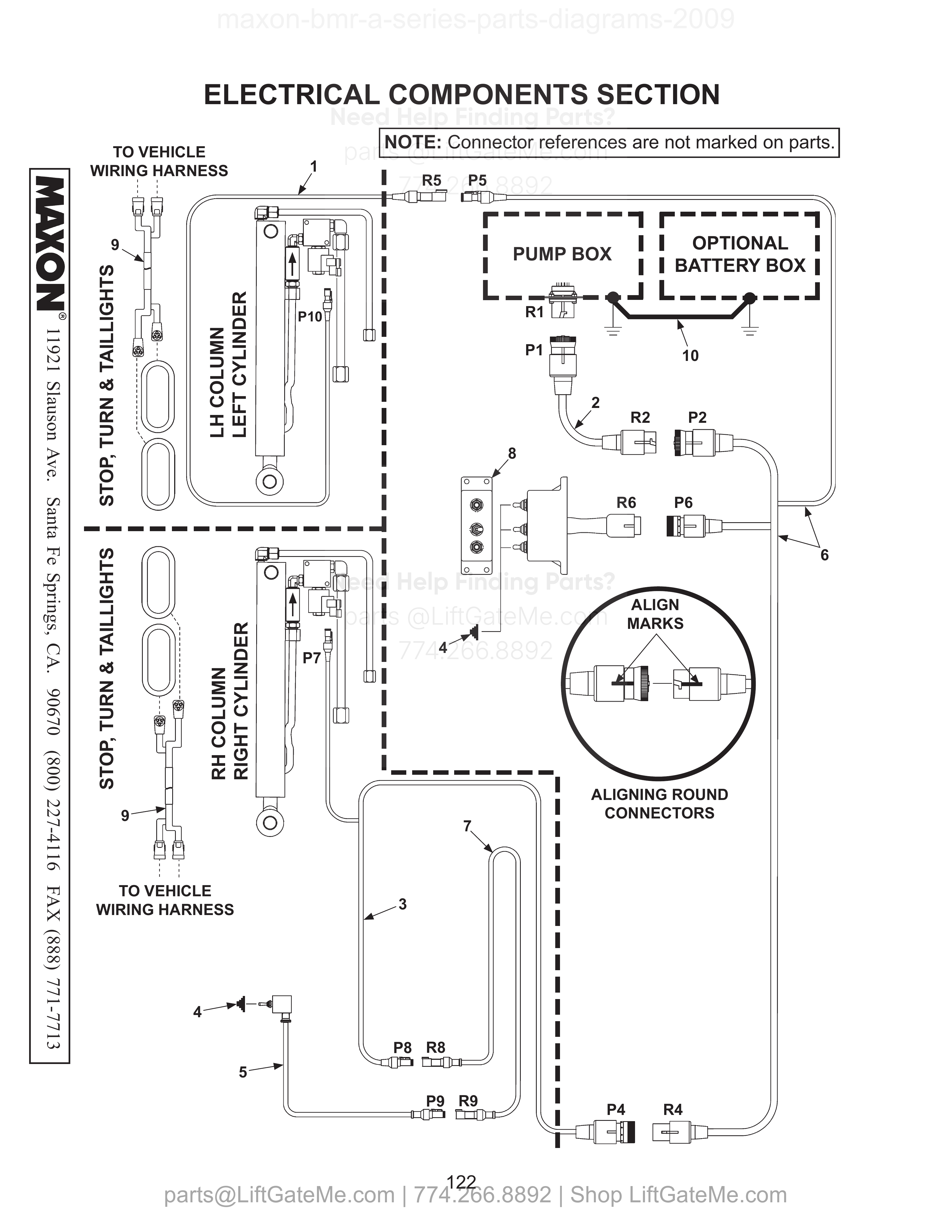 Electrical Components Section diagram