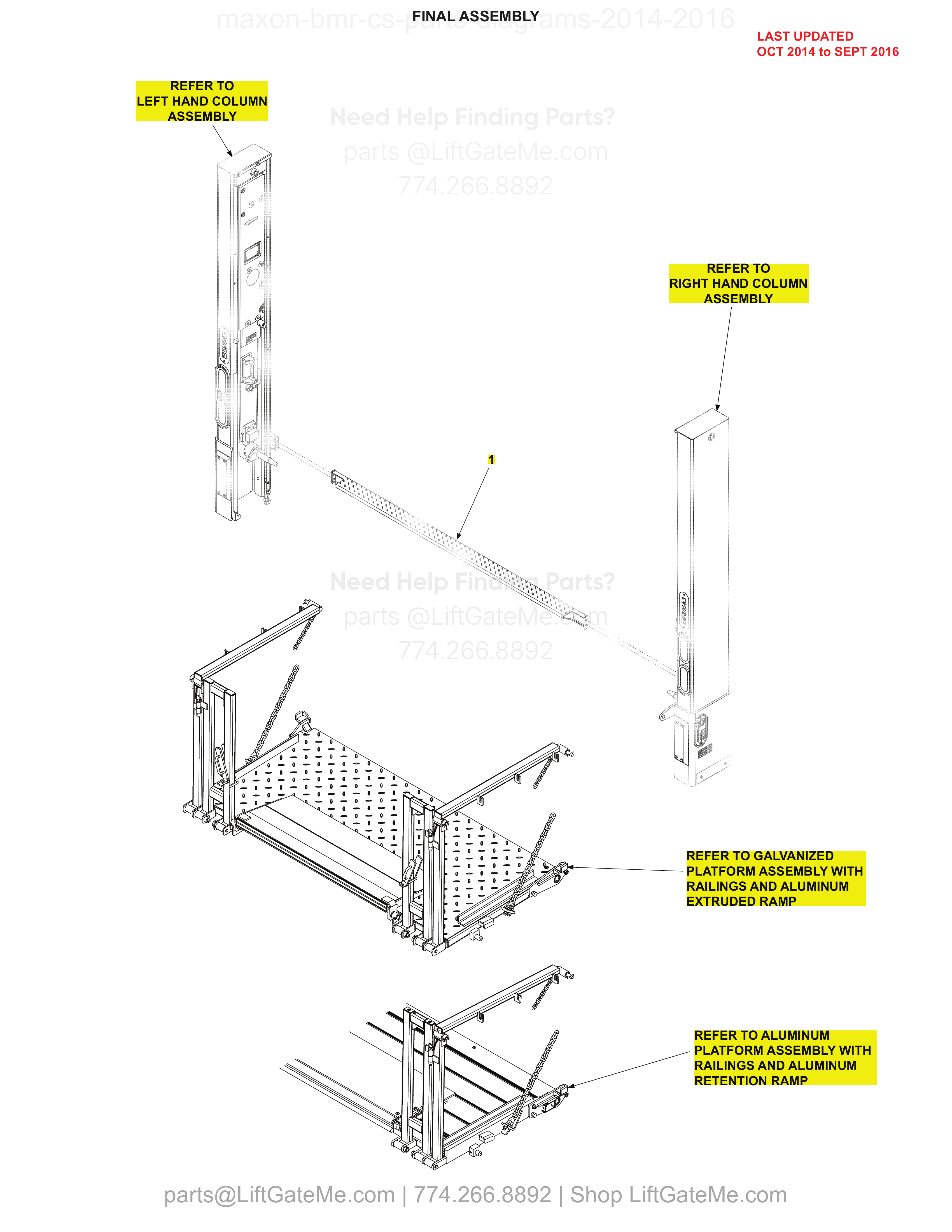 FINAL ASSEMBLY diagram