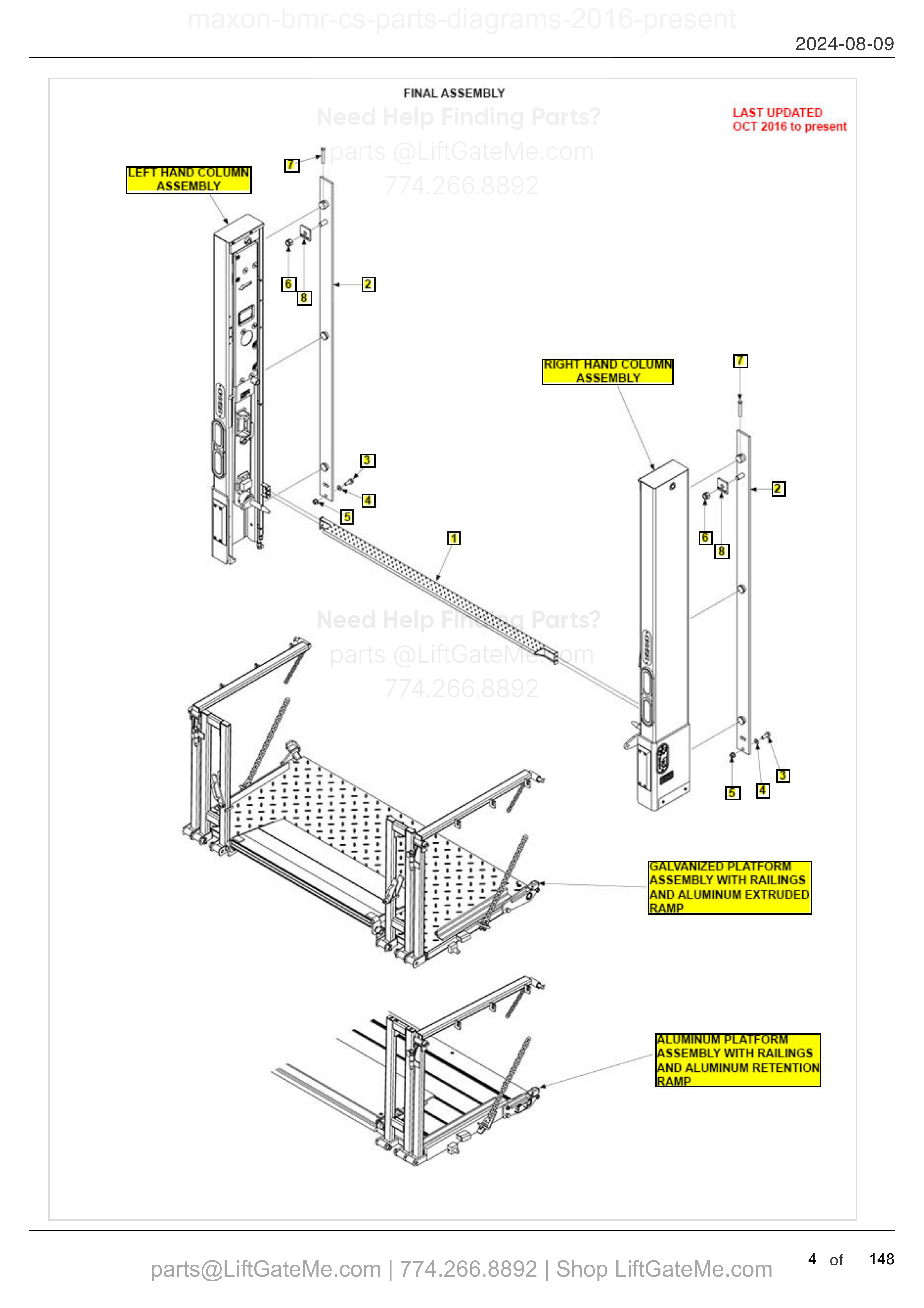FINAL ASSEMBLY diagram