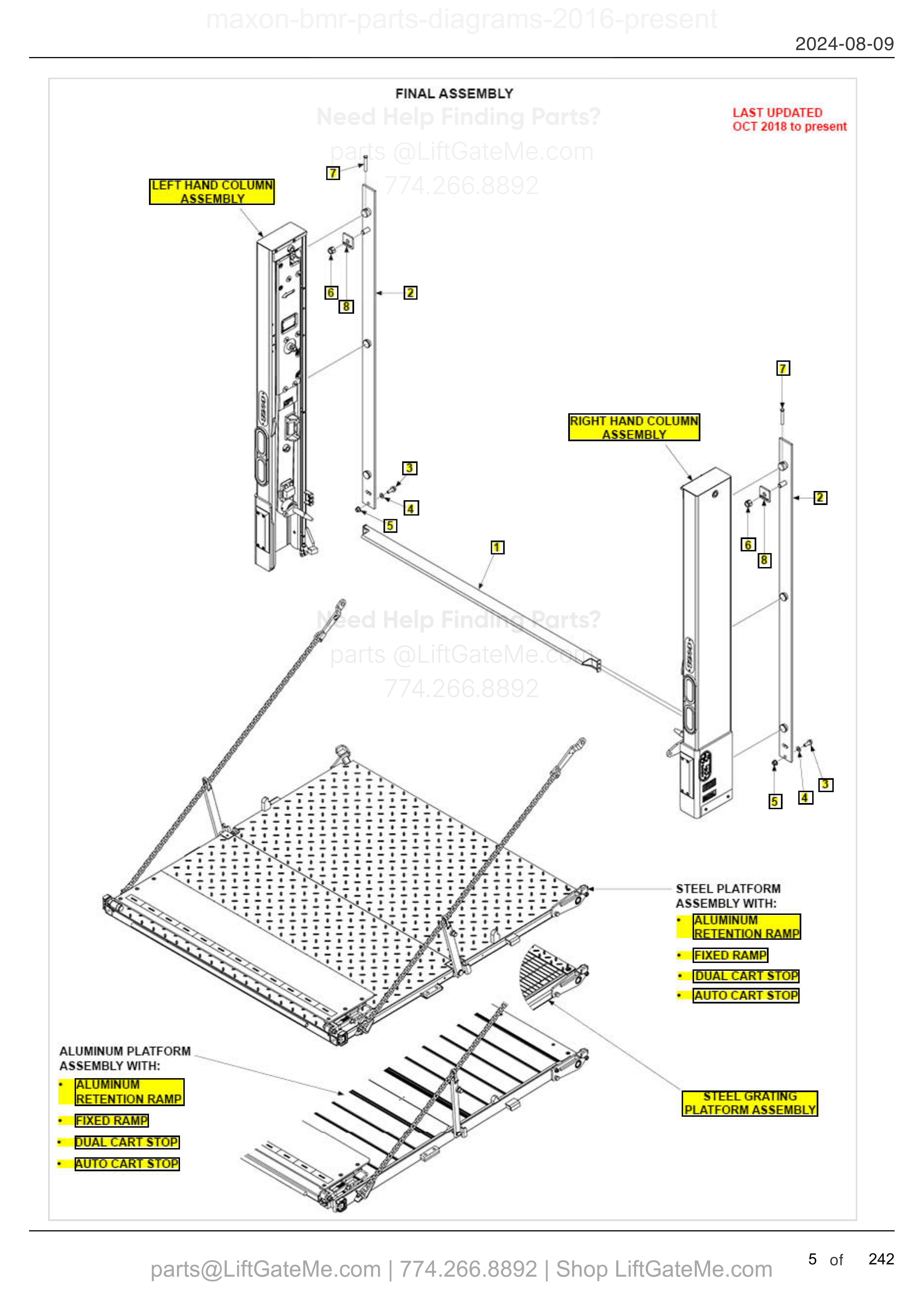 FINAL ASSEMBLY diagram