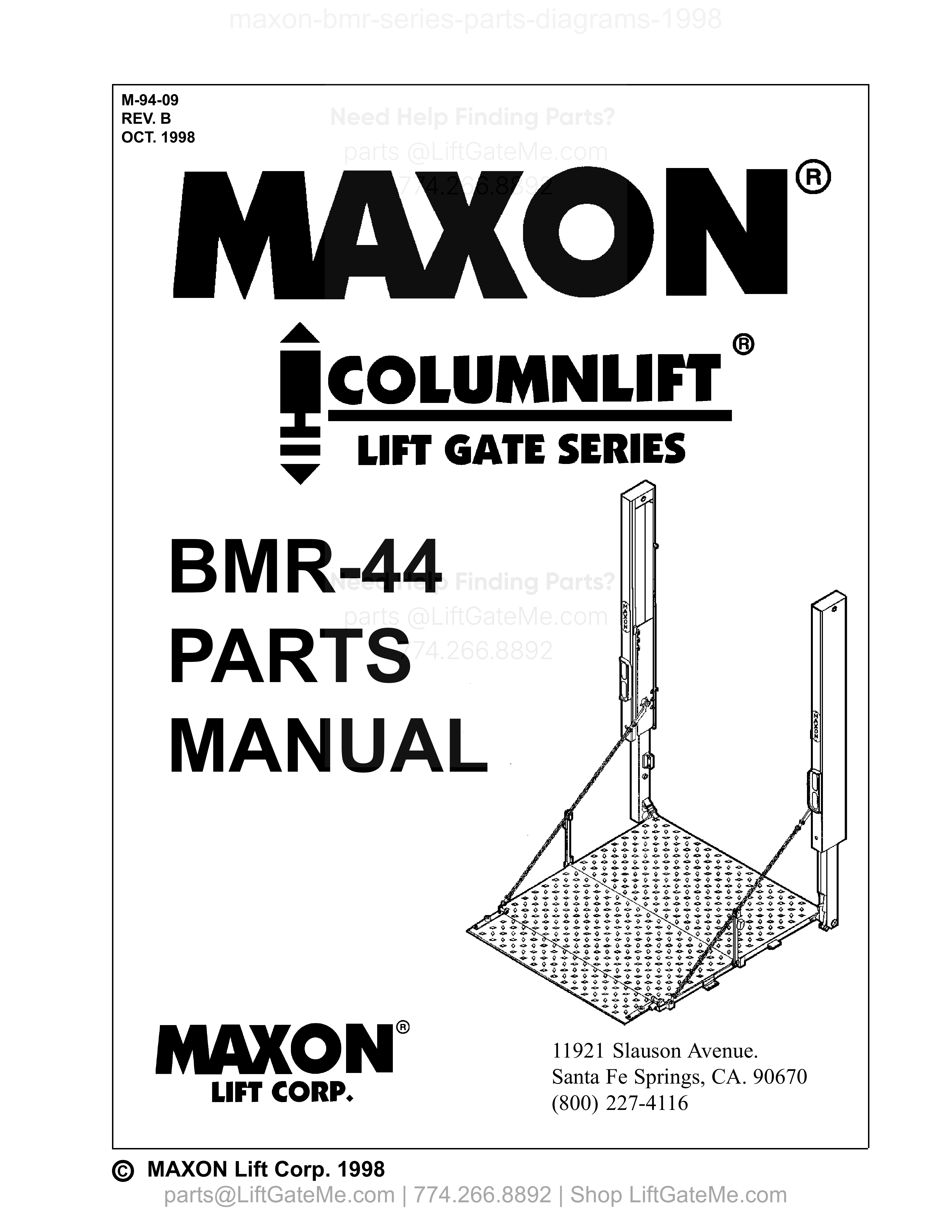 OEM manual reference cover