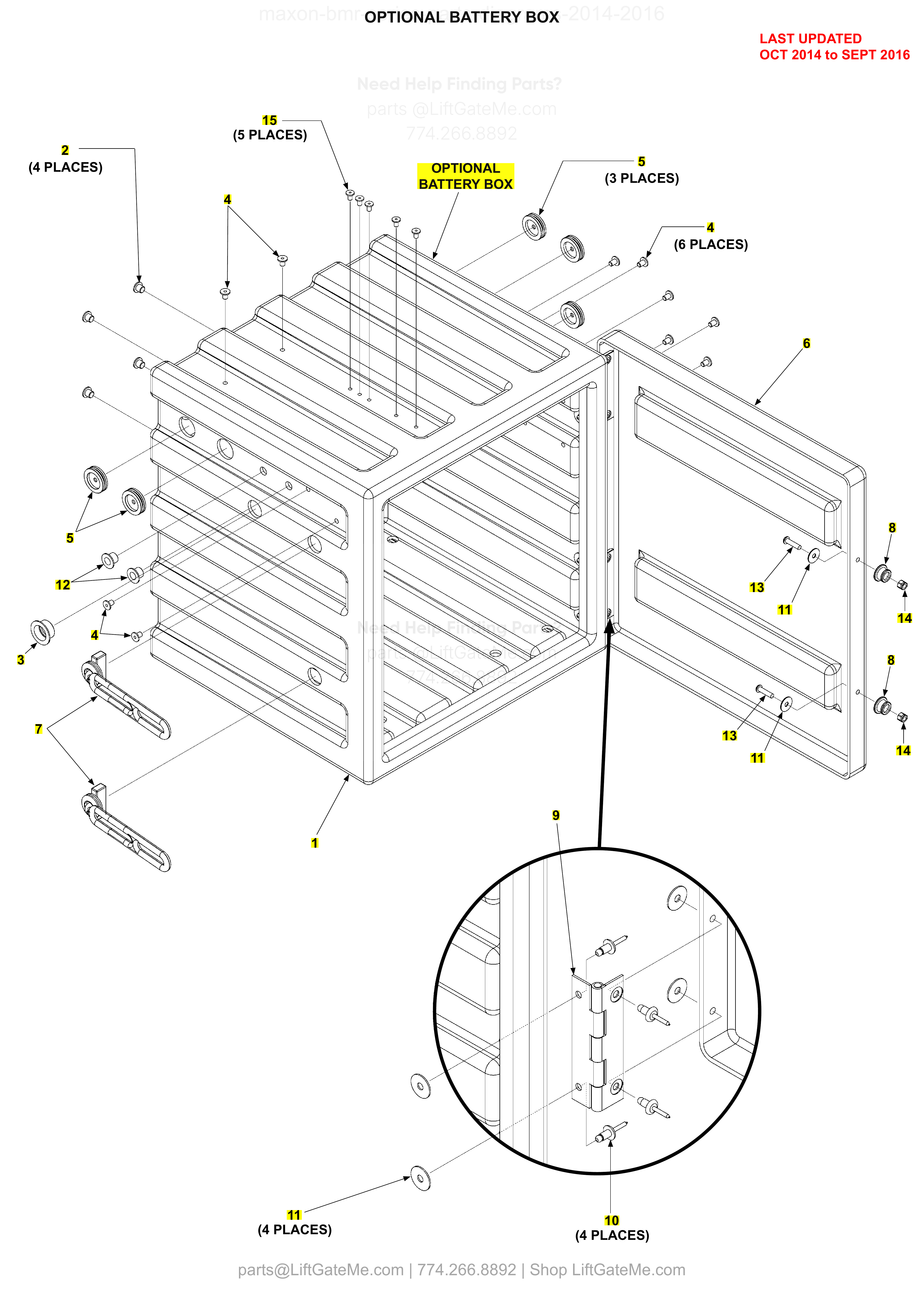 OPTIONAL BATTERY BOX diagram