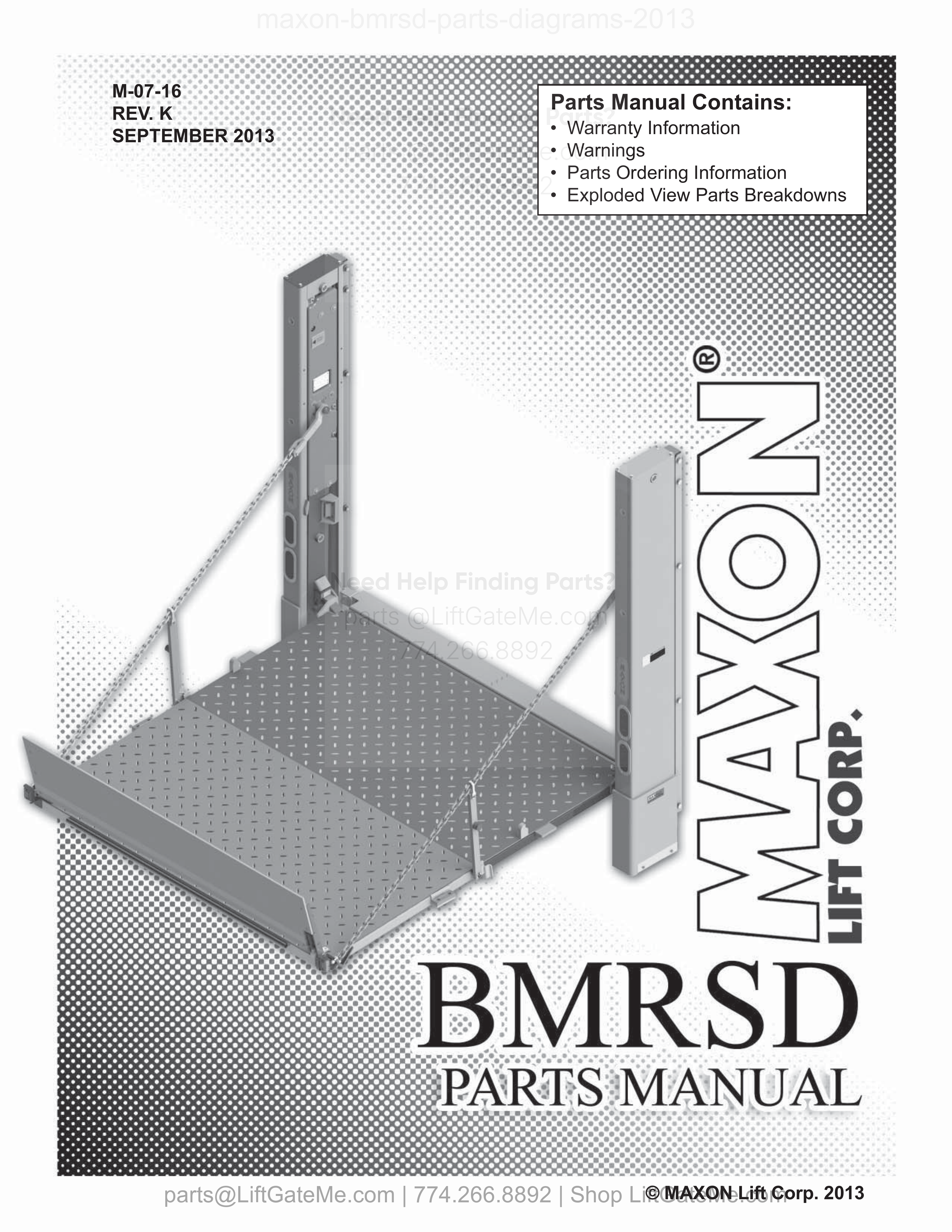 OEM manual reference cover