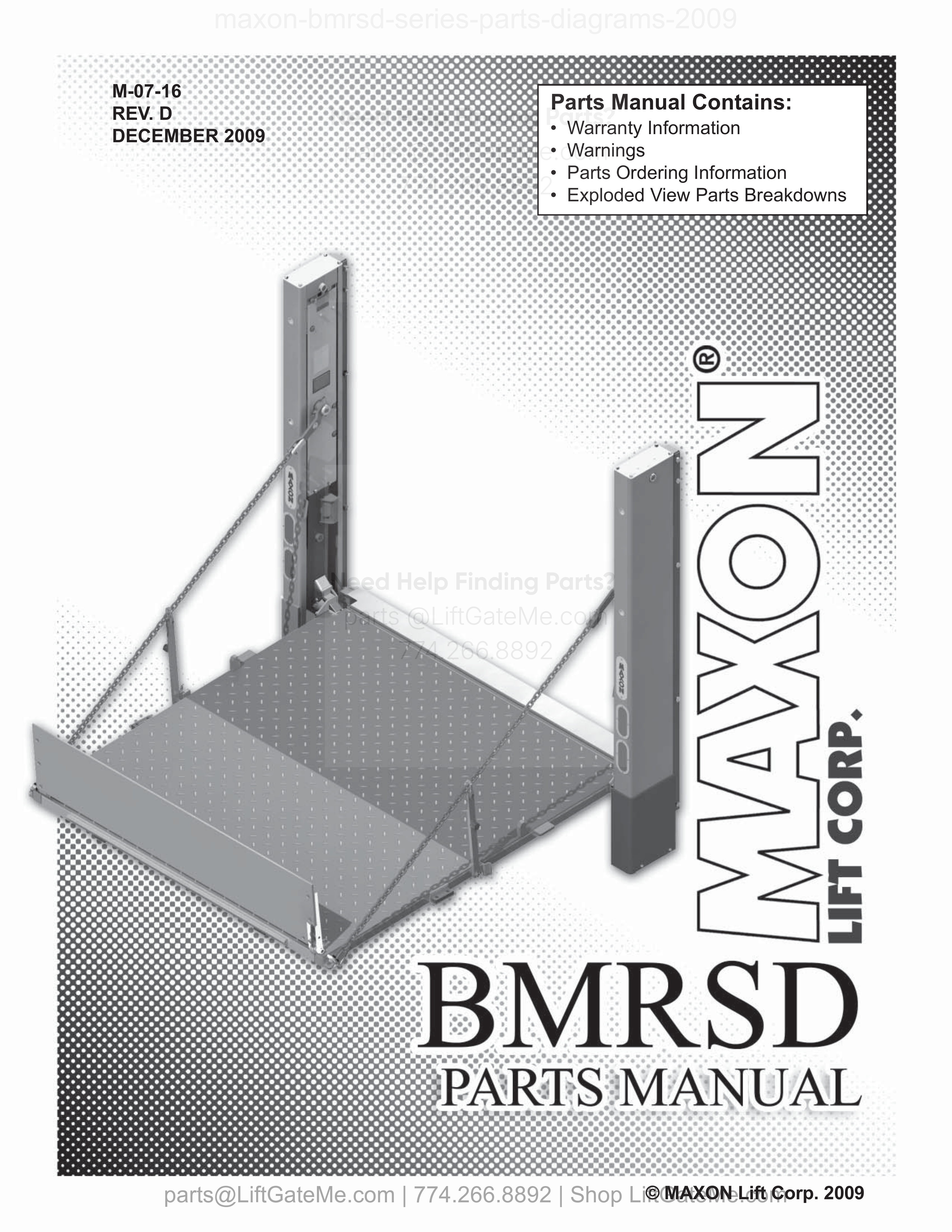 OEM manual reference cover