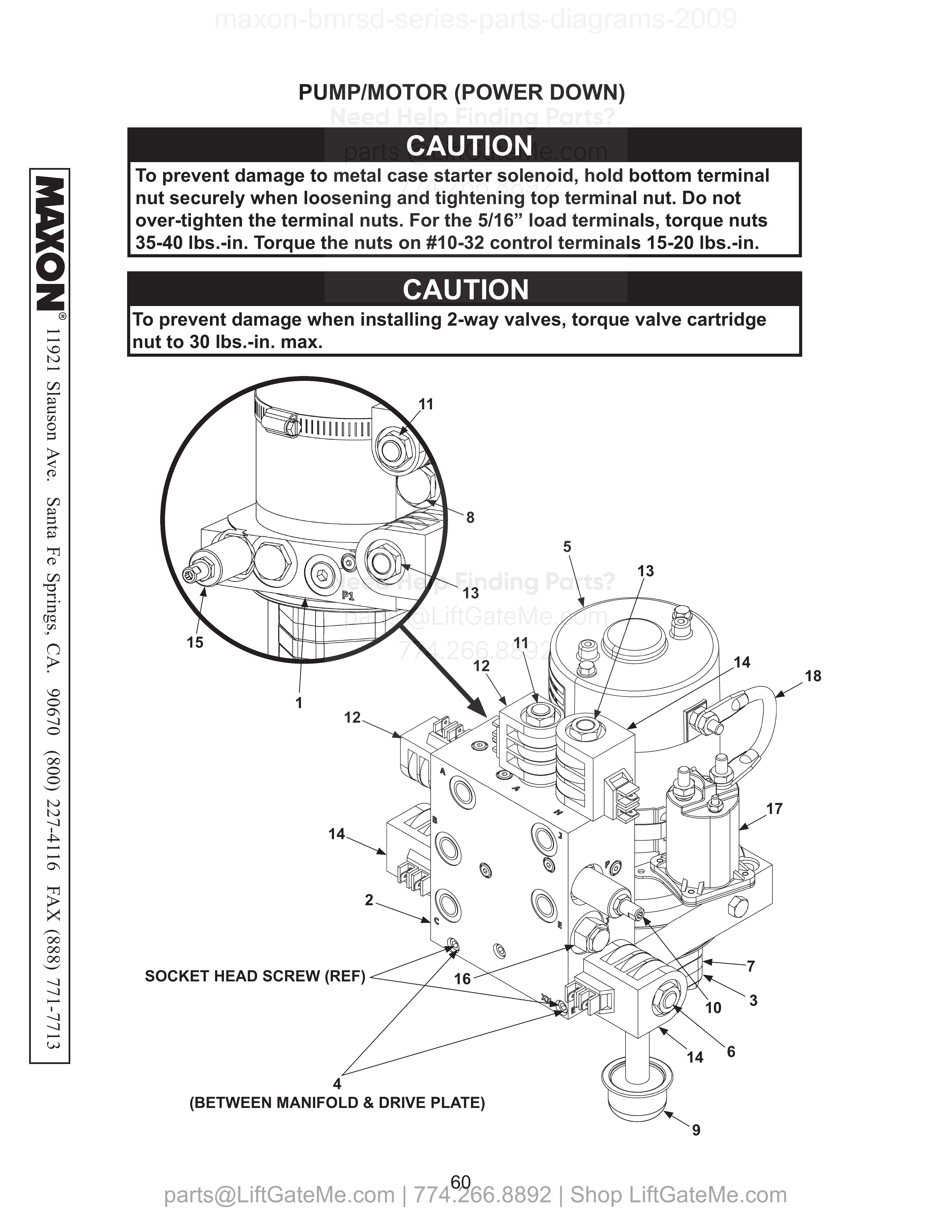 PUMP/MOTOR (POWER DOWN) diagram