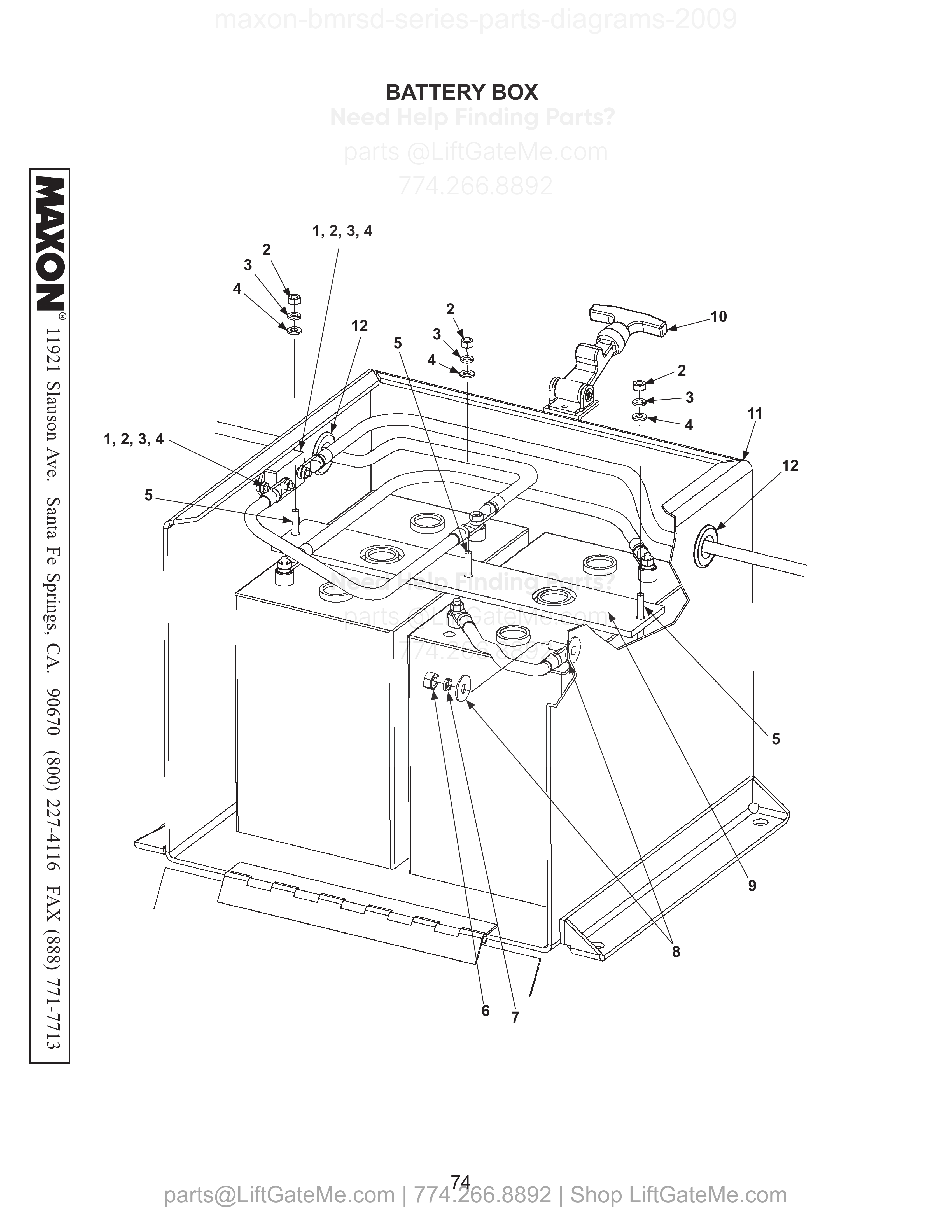 BATTERY BOX diagram