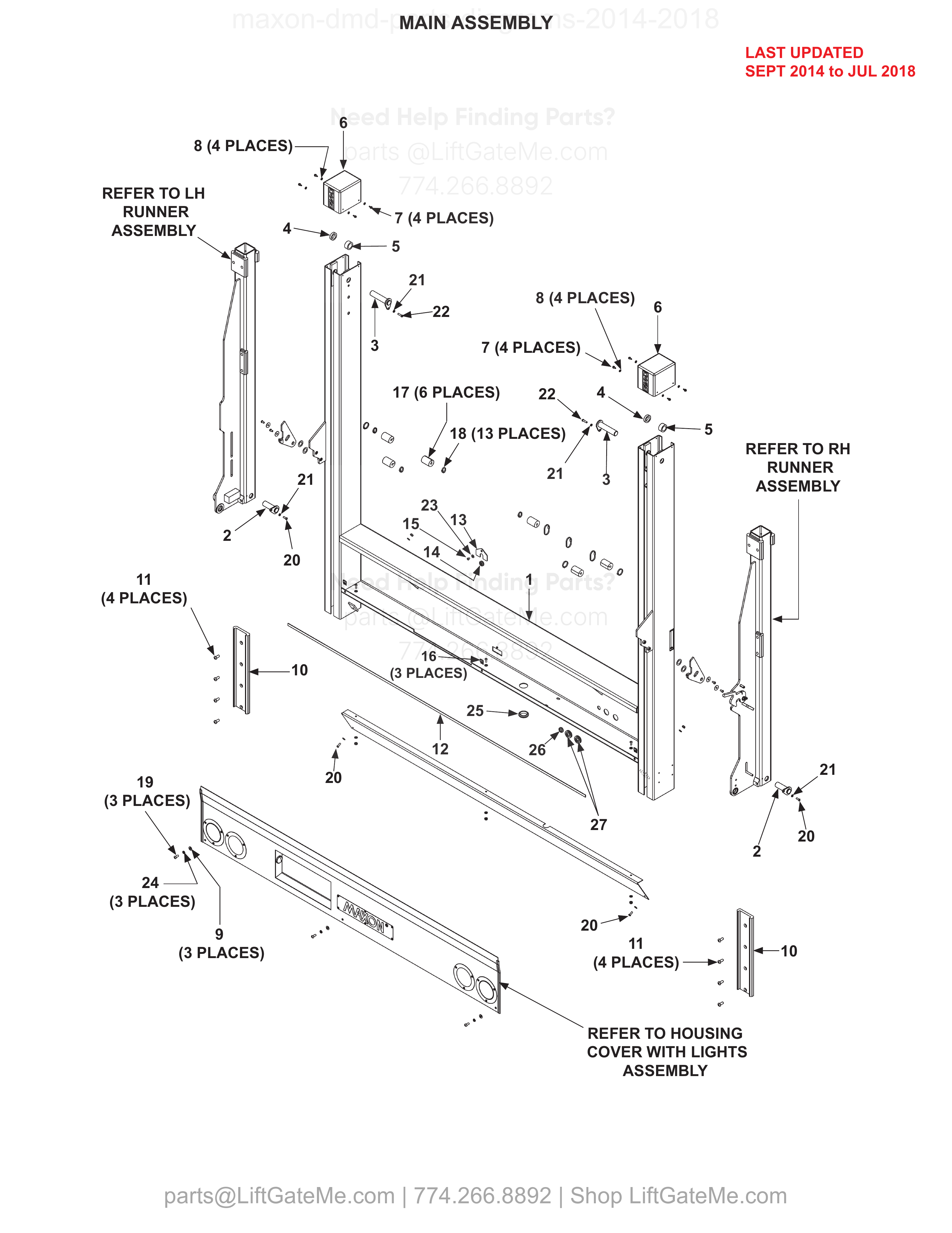 MAIN ASSEMBLY diagram