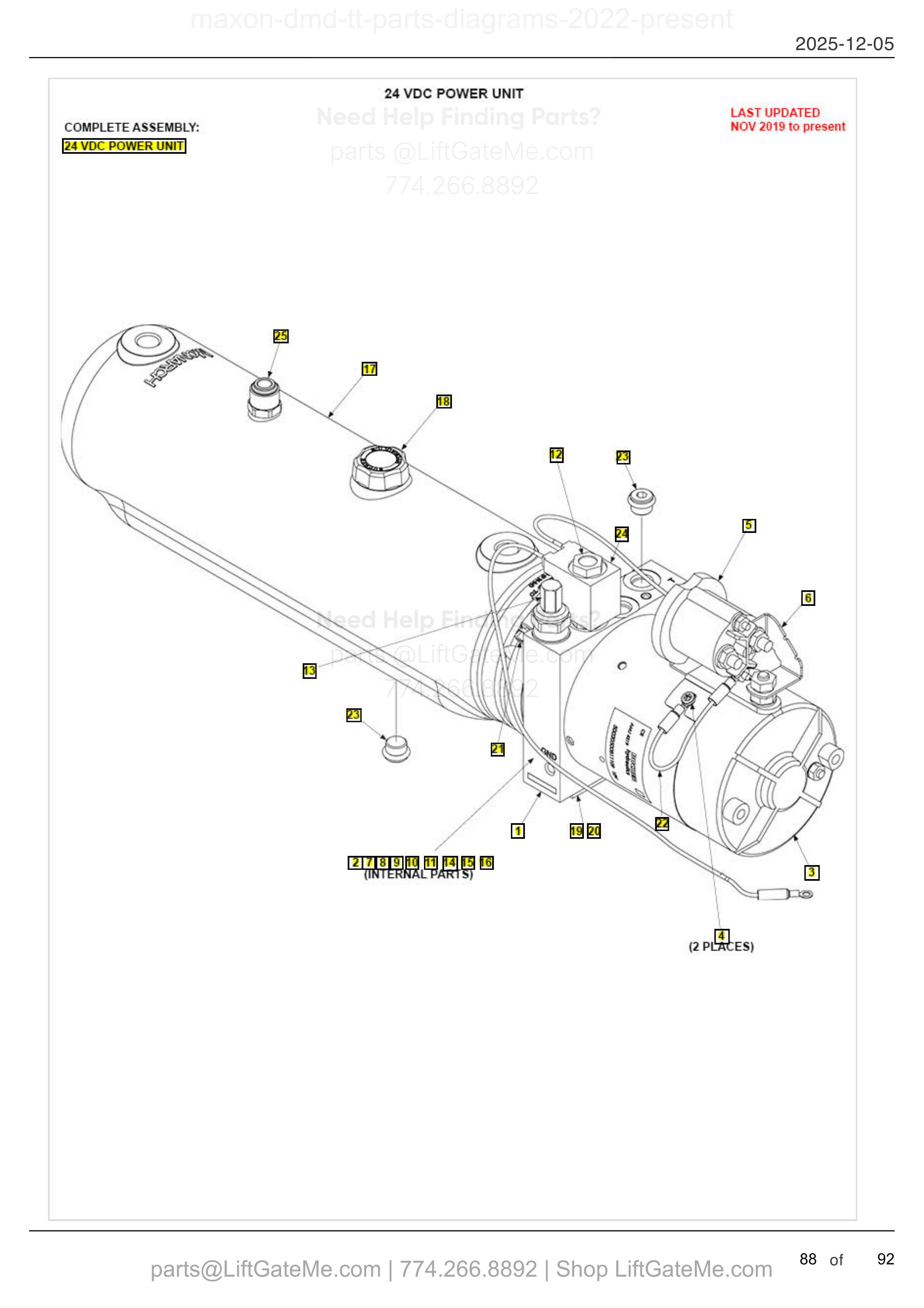24 VDC POWER UNIT diagram
