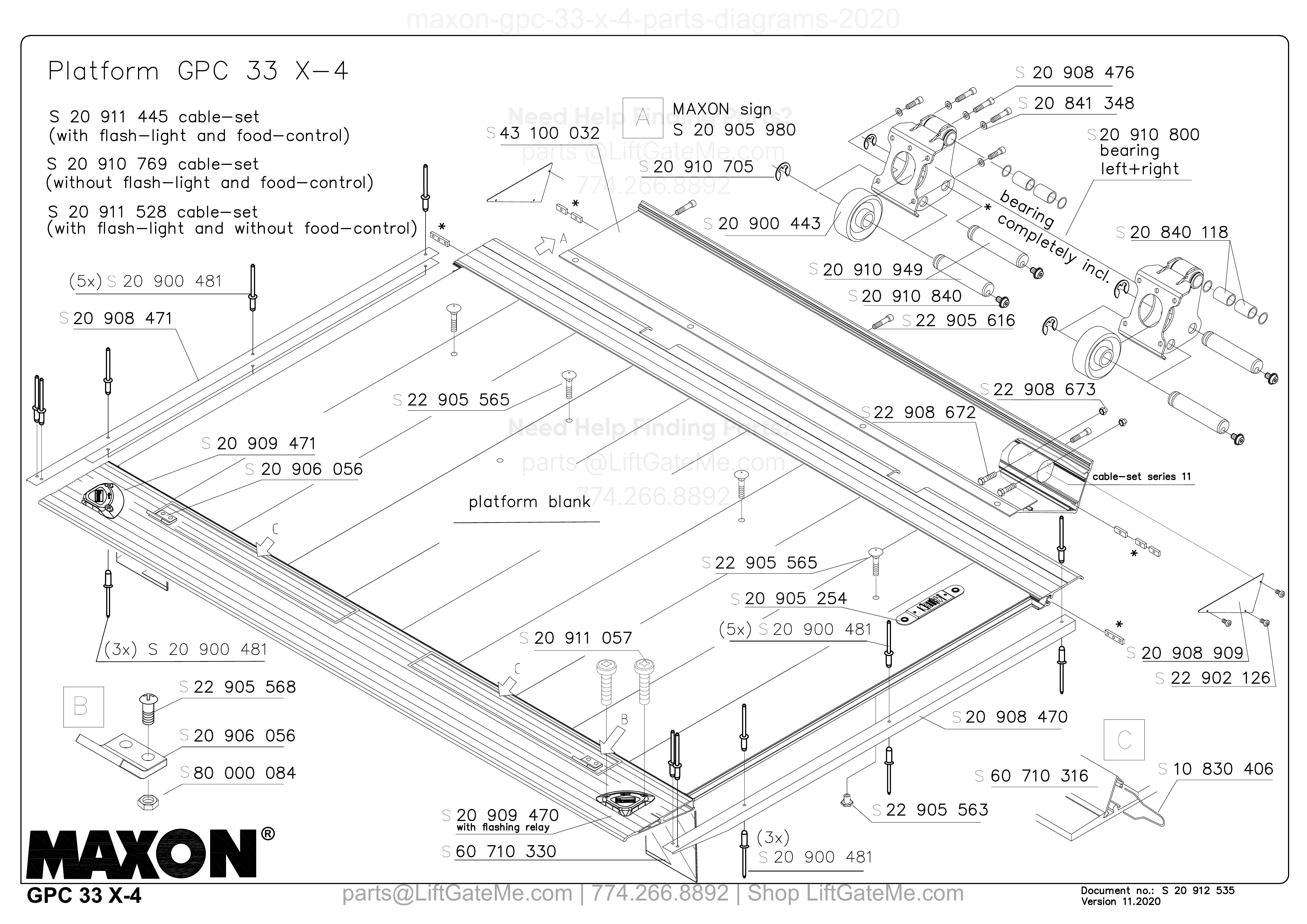 Platform GPC 33 X-4 diagram