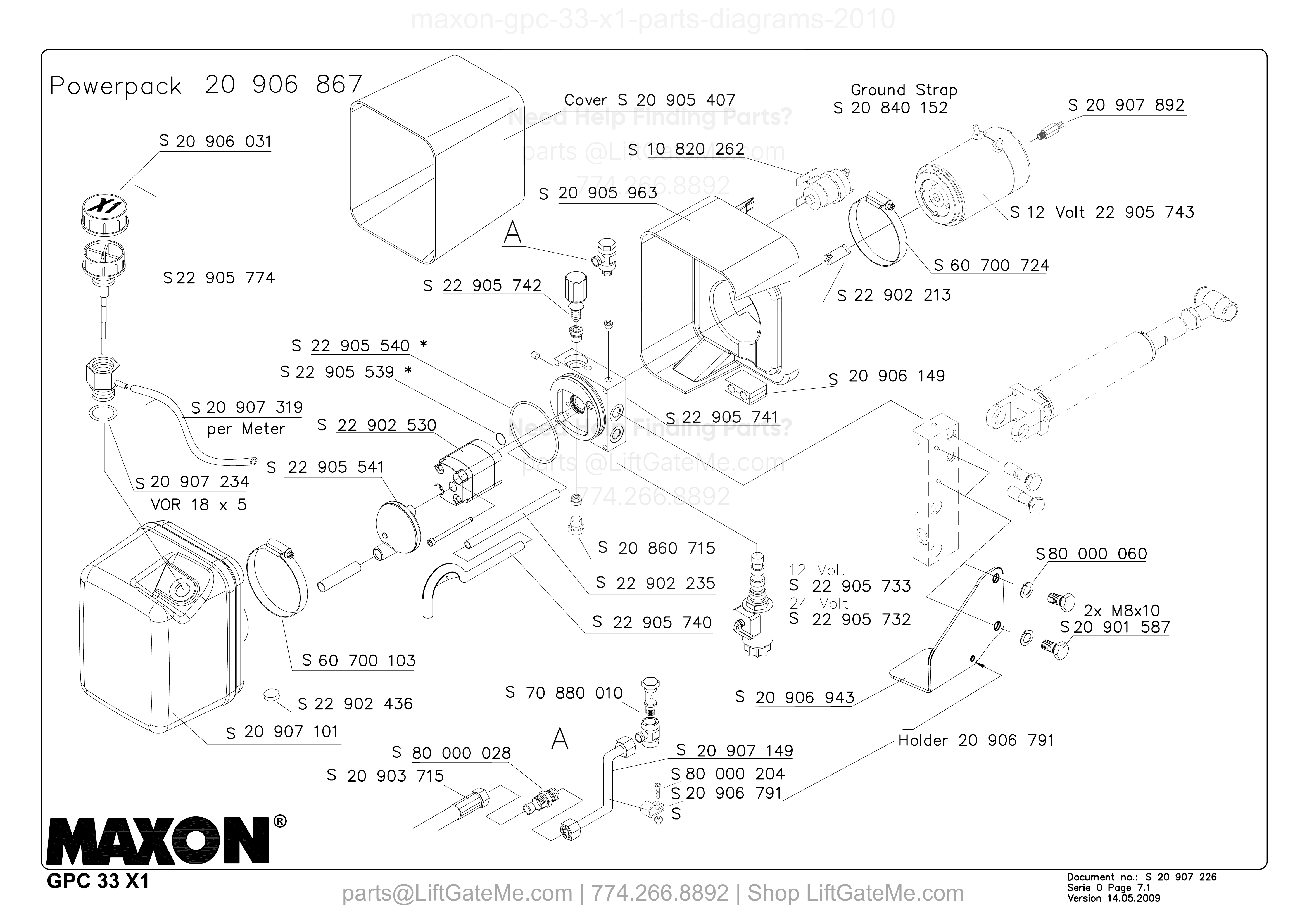 Powerpack 20 906 867 diagram