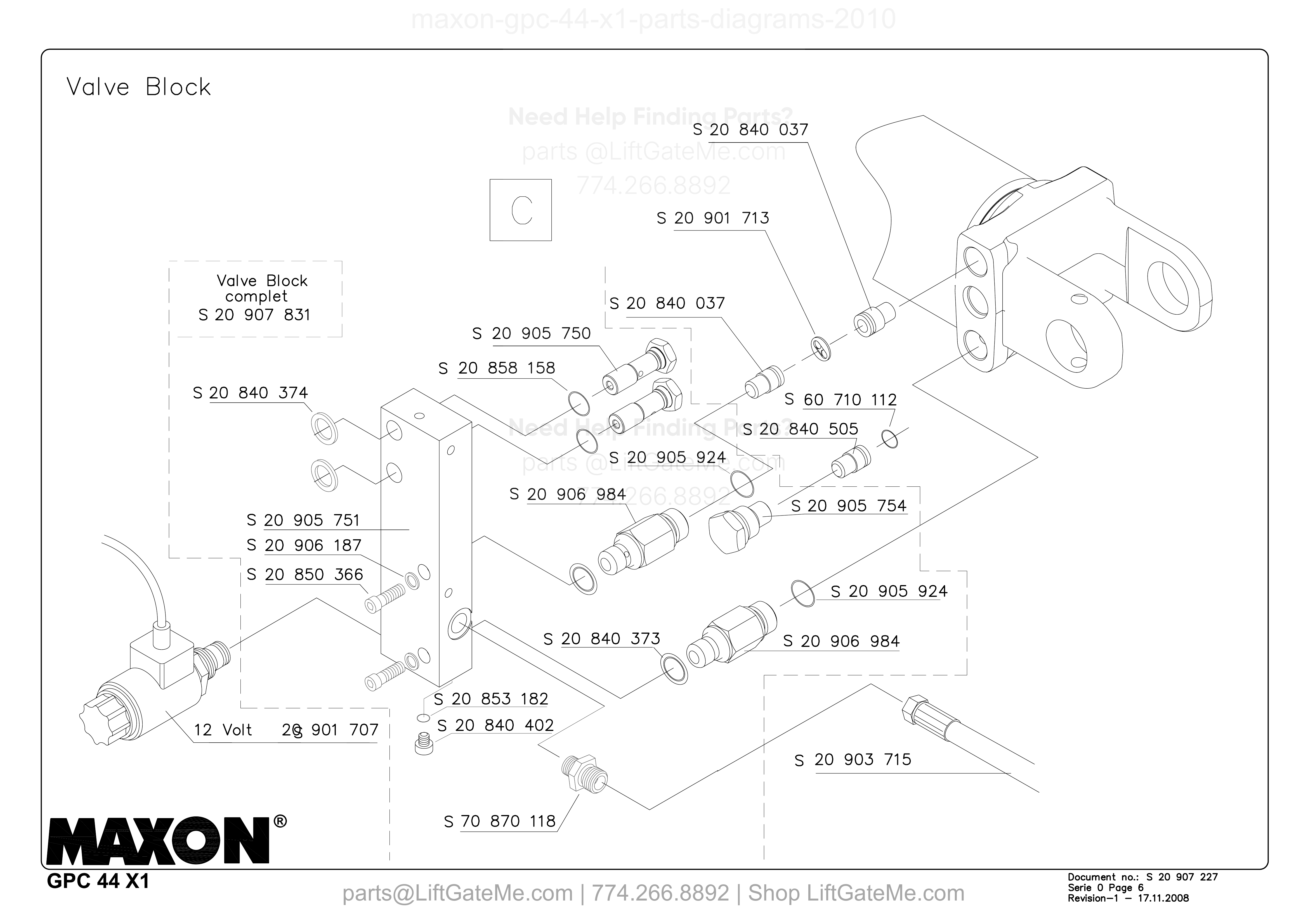Valve Block diagram