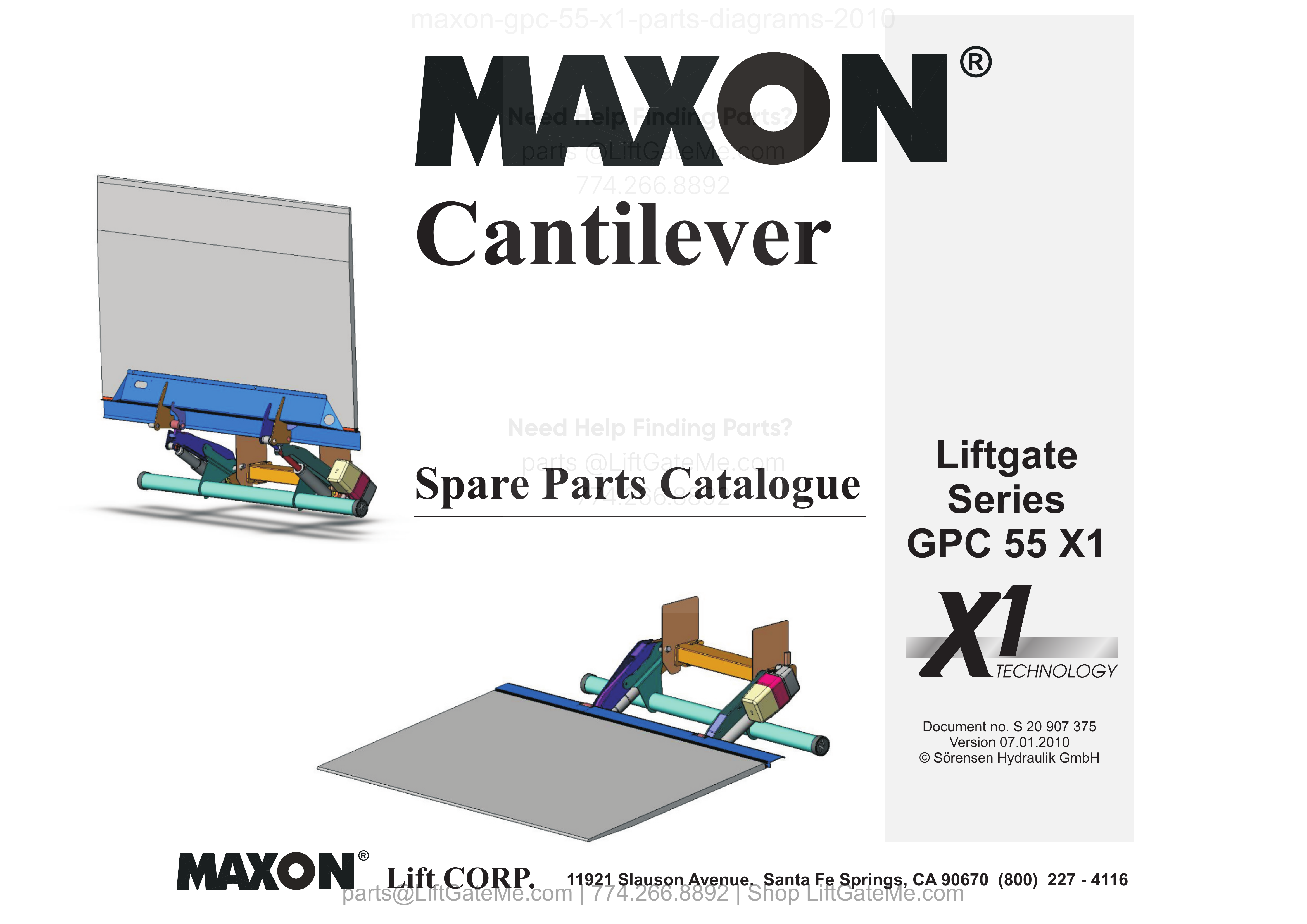 OEM manual reference cover