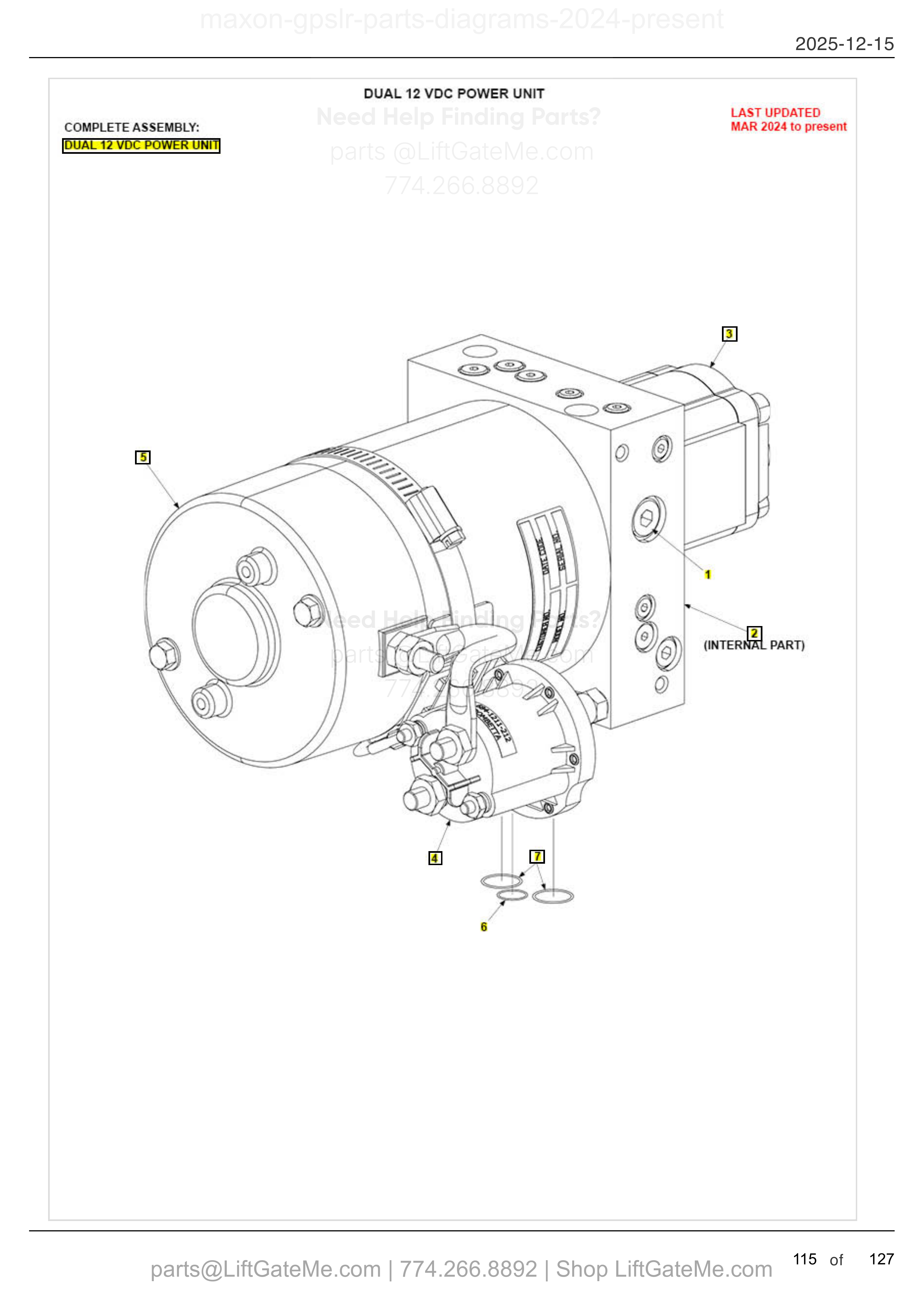 DUAL 12 VDC POWER UNIT — MAR 2024 to present diagram