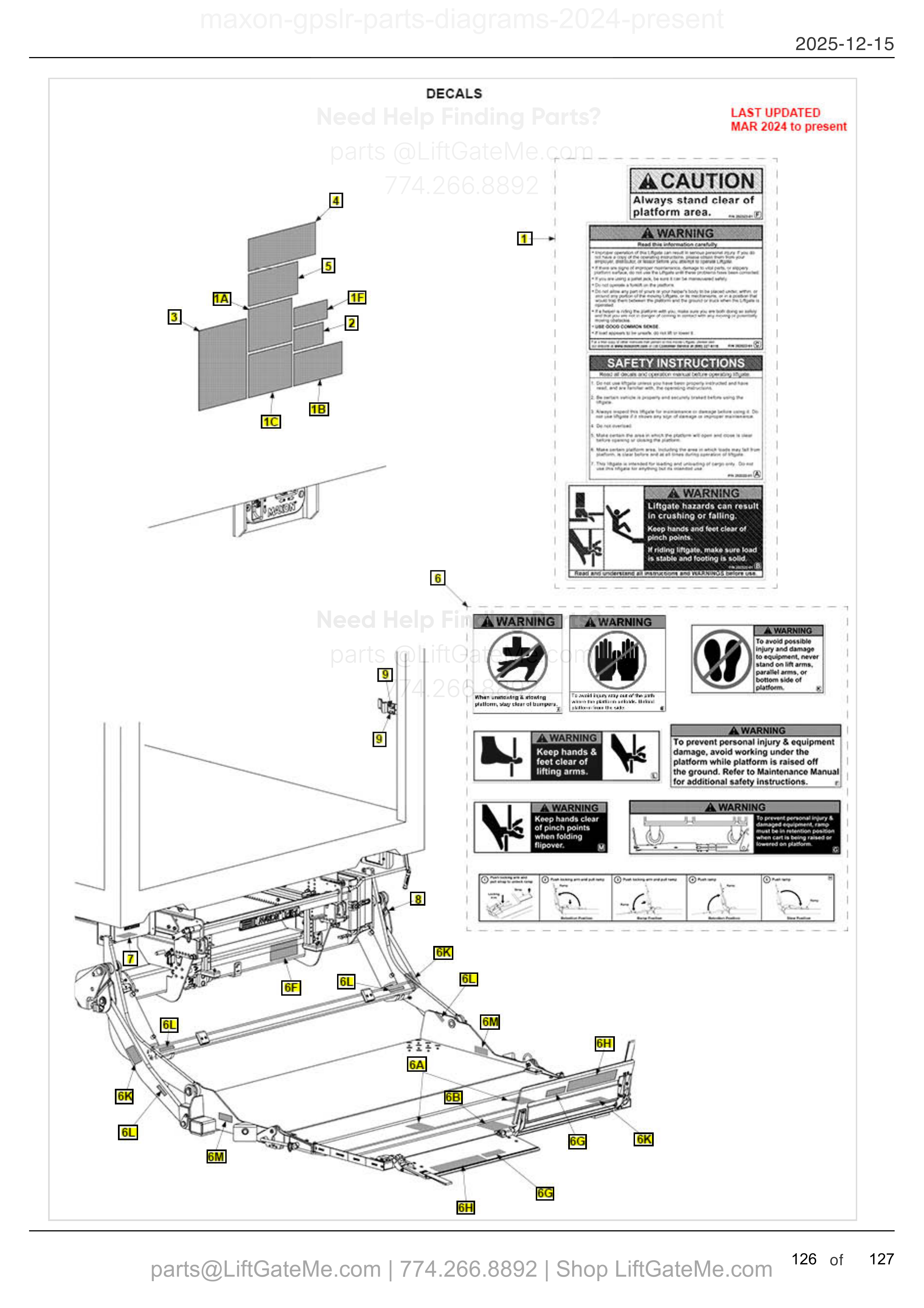 DECALS — MAR 2024 to present diagram