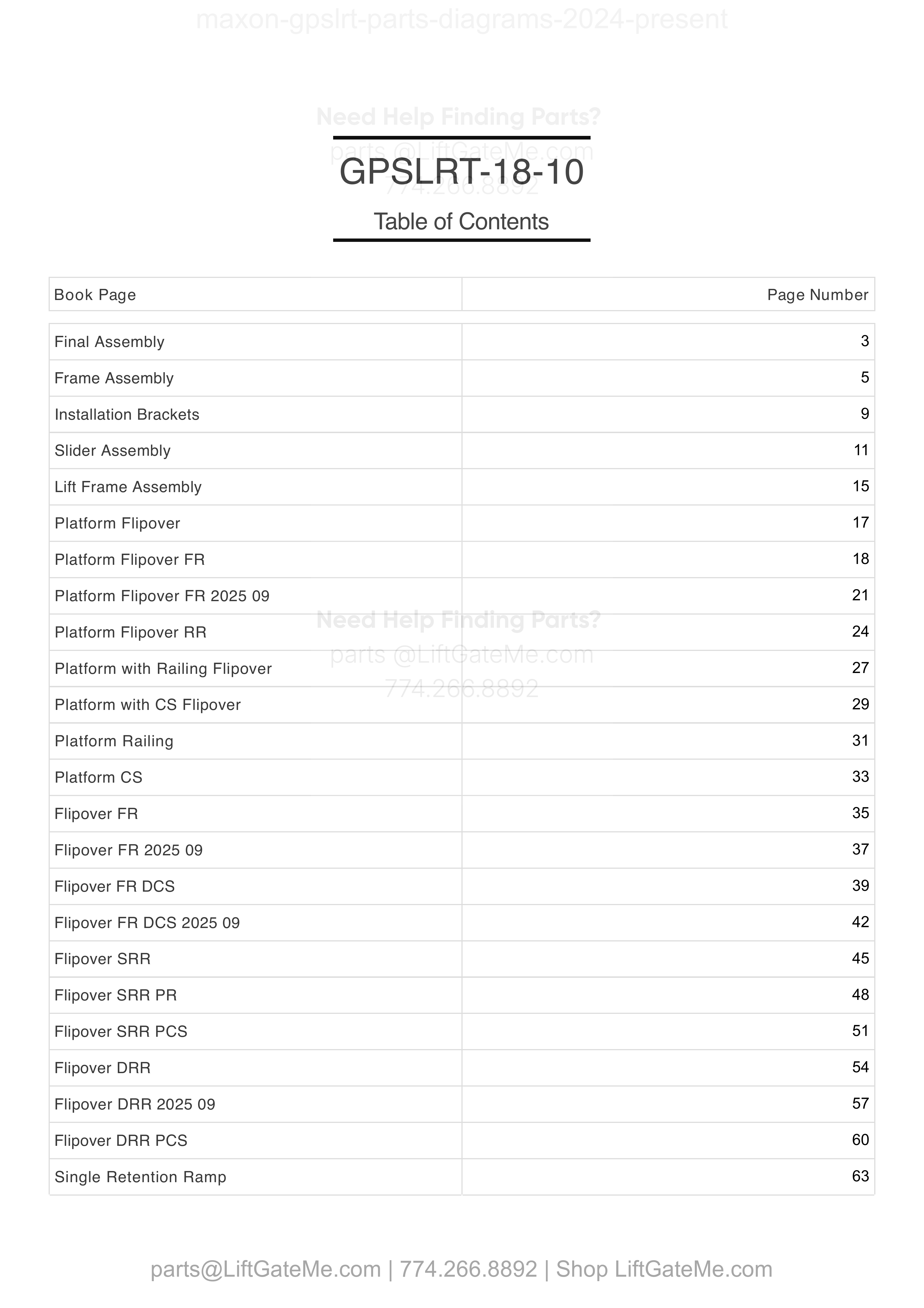 OEM manual reference cover
