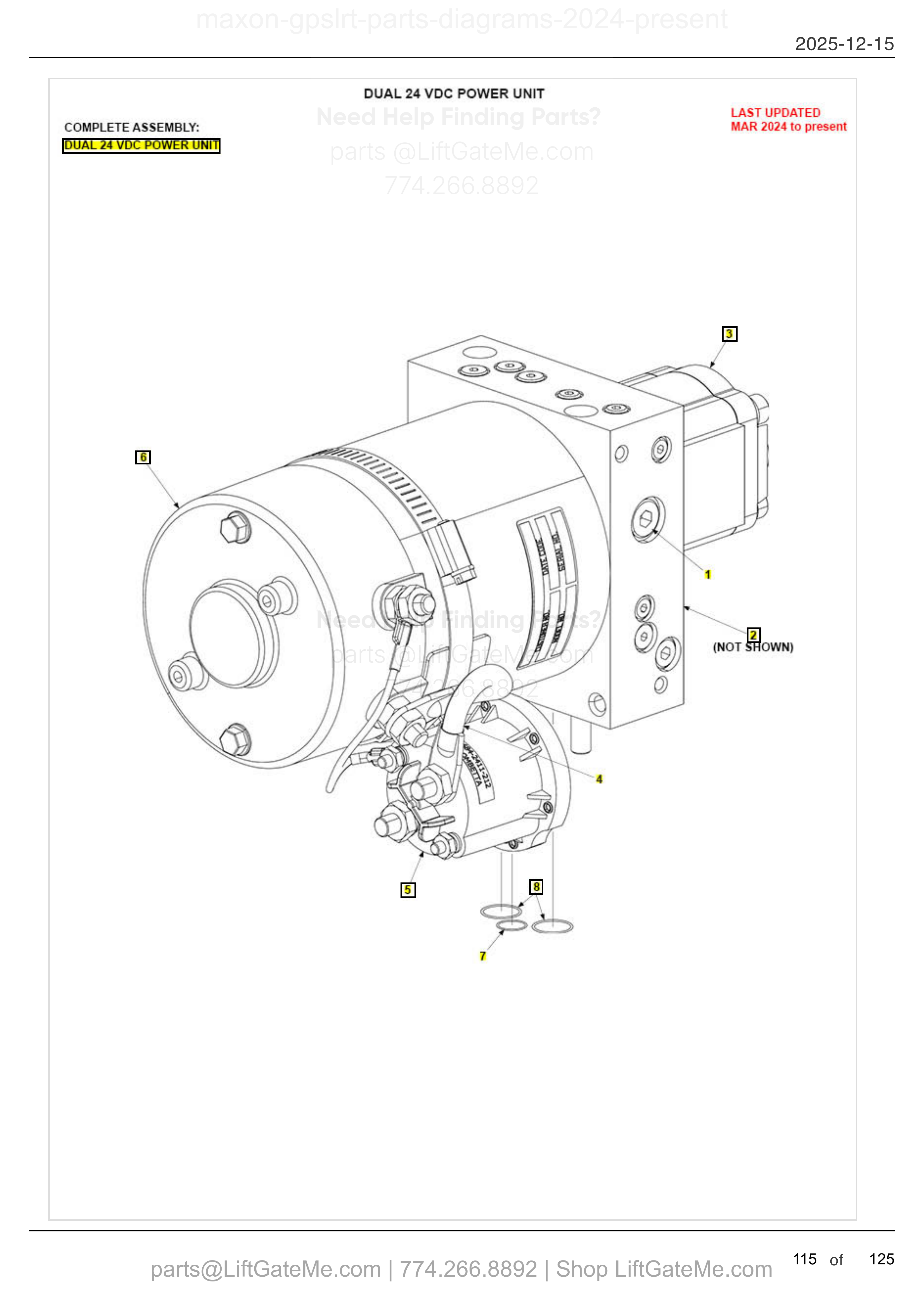 Dual 24 VDC Power Unit — Mar 2024 to present diagram