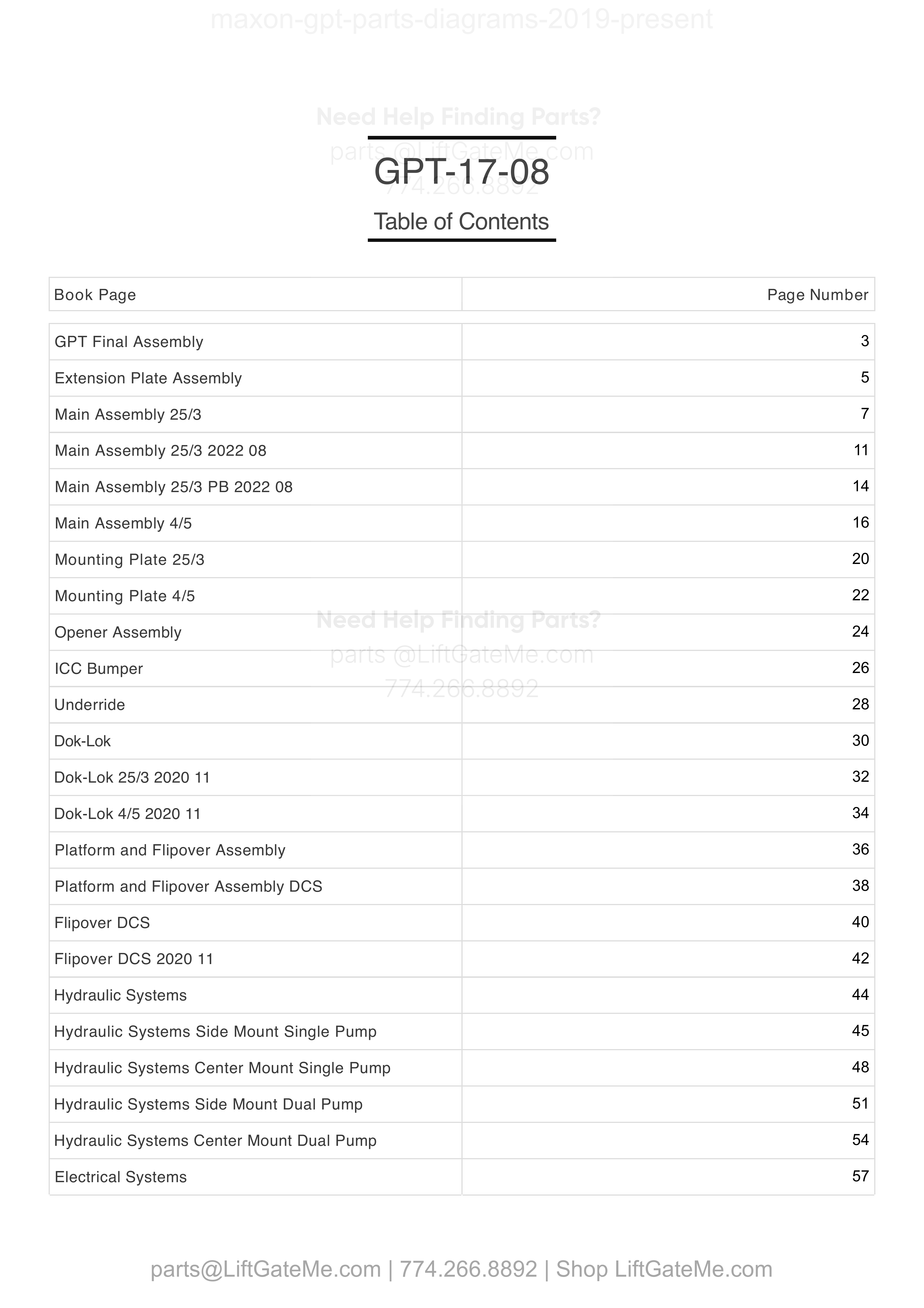 OEM manual reference cover
