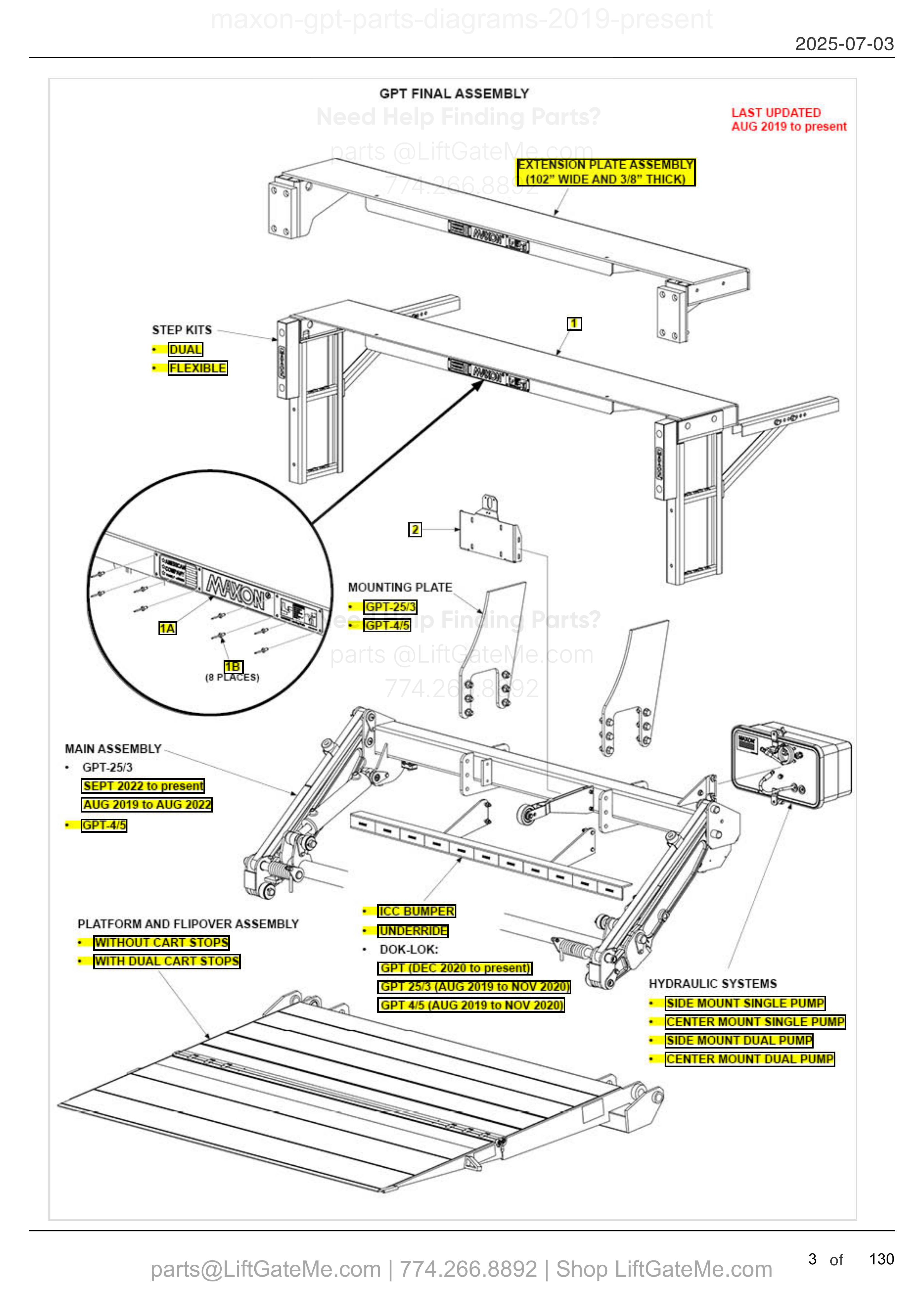 Maxon GPT FINAL ASSEMBLY diagram