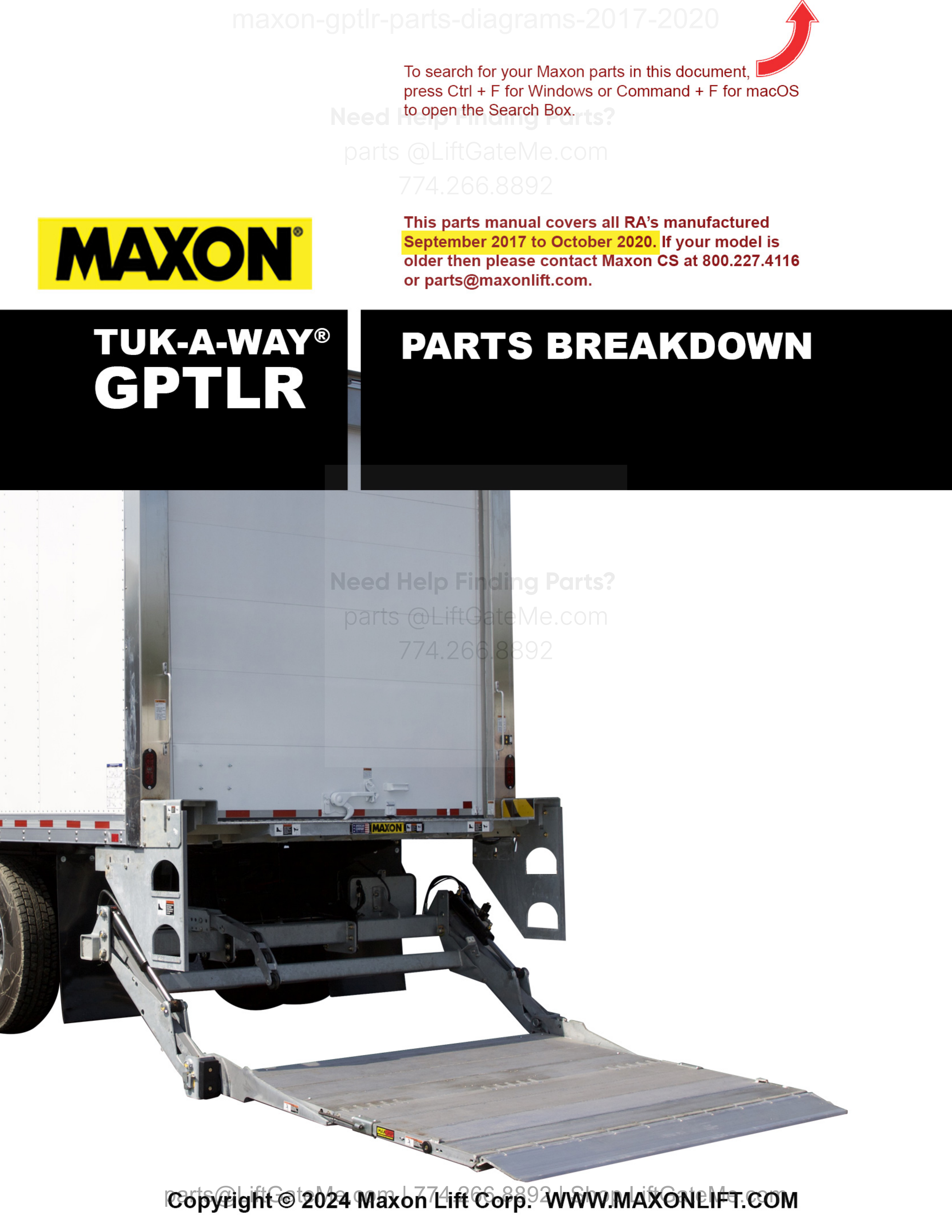 OEM manual reference cover