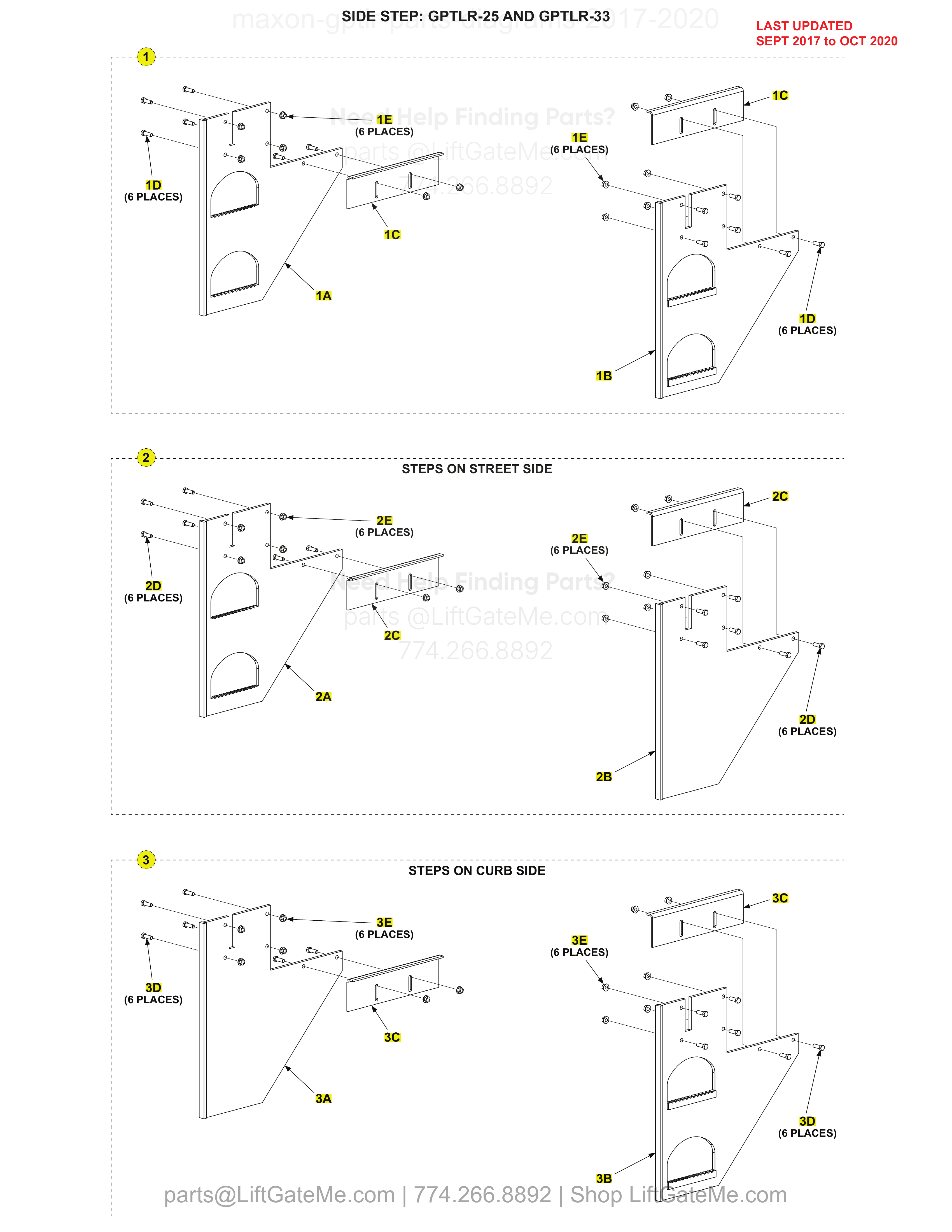 SIDE STEP: GPTLR-25 AND GPTLR-33 diagram