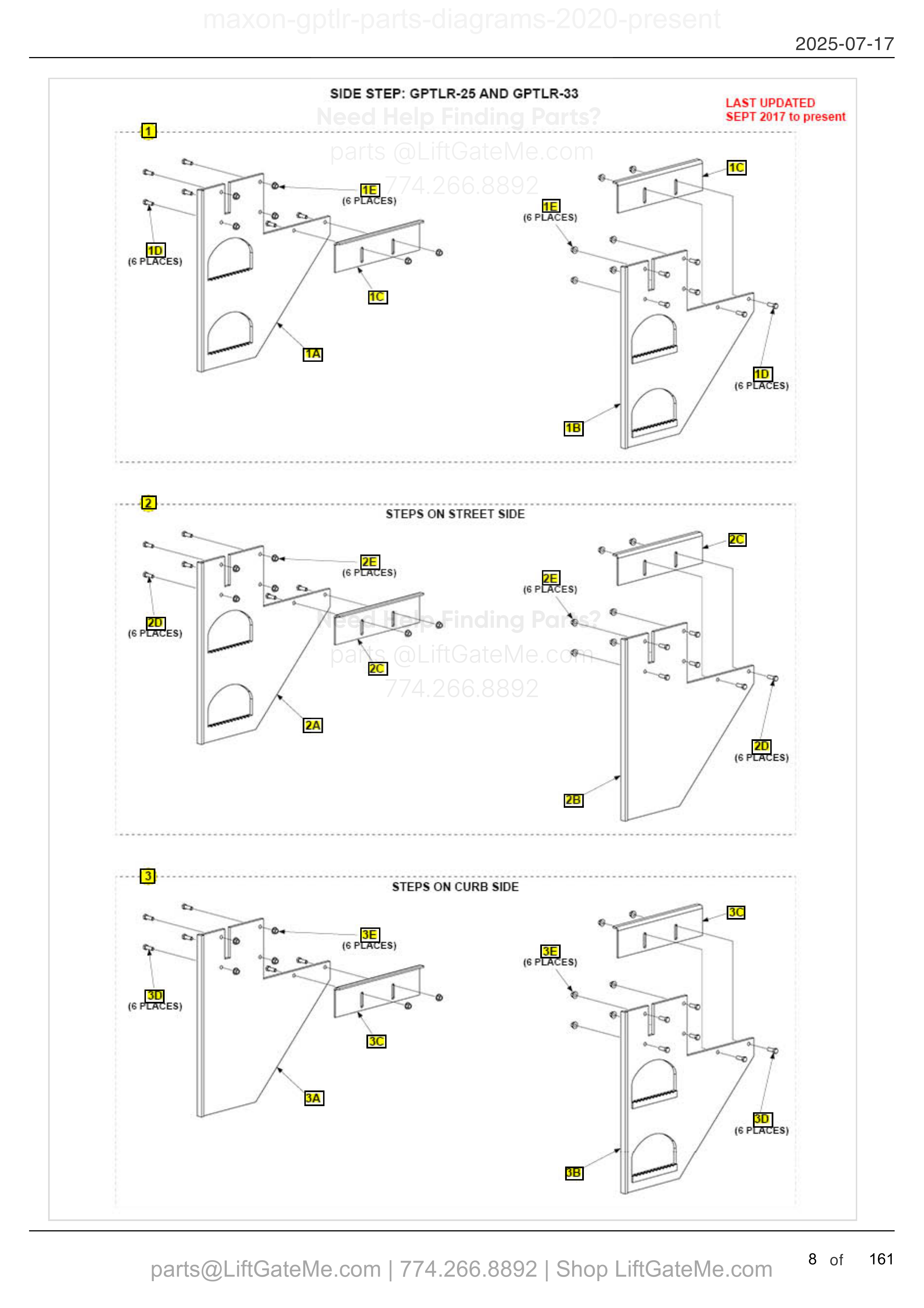 SIDE STEP: GPTLR-25 AND GPTLR-33 diagram
