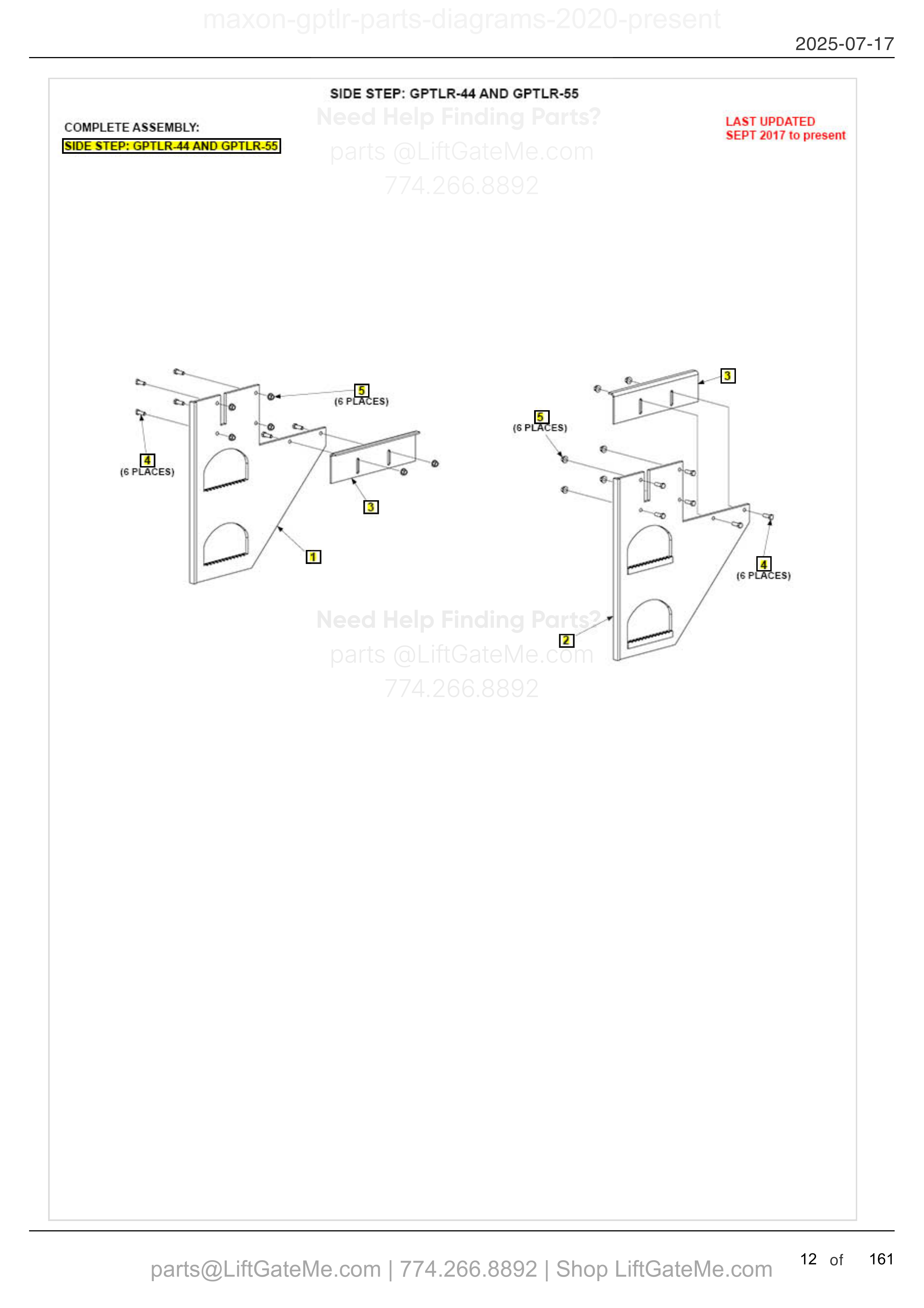SIDE STEP: GPTLR-44 AND GPTLR-55 diagram