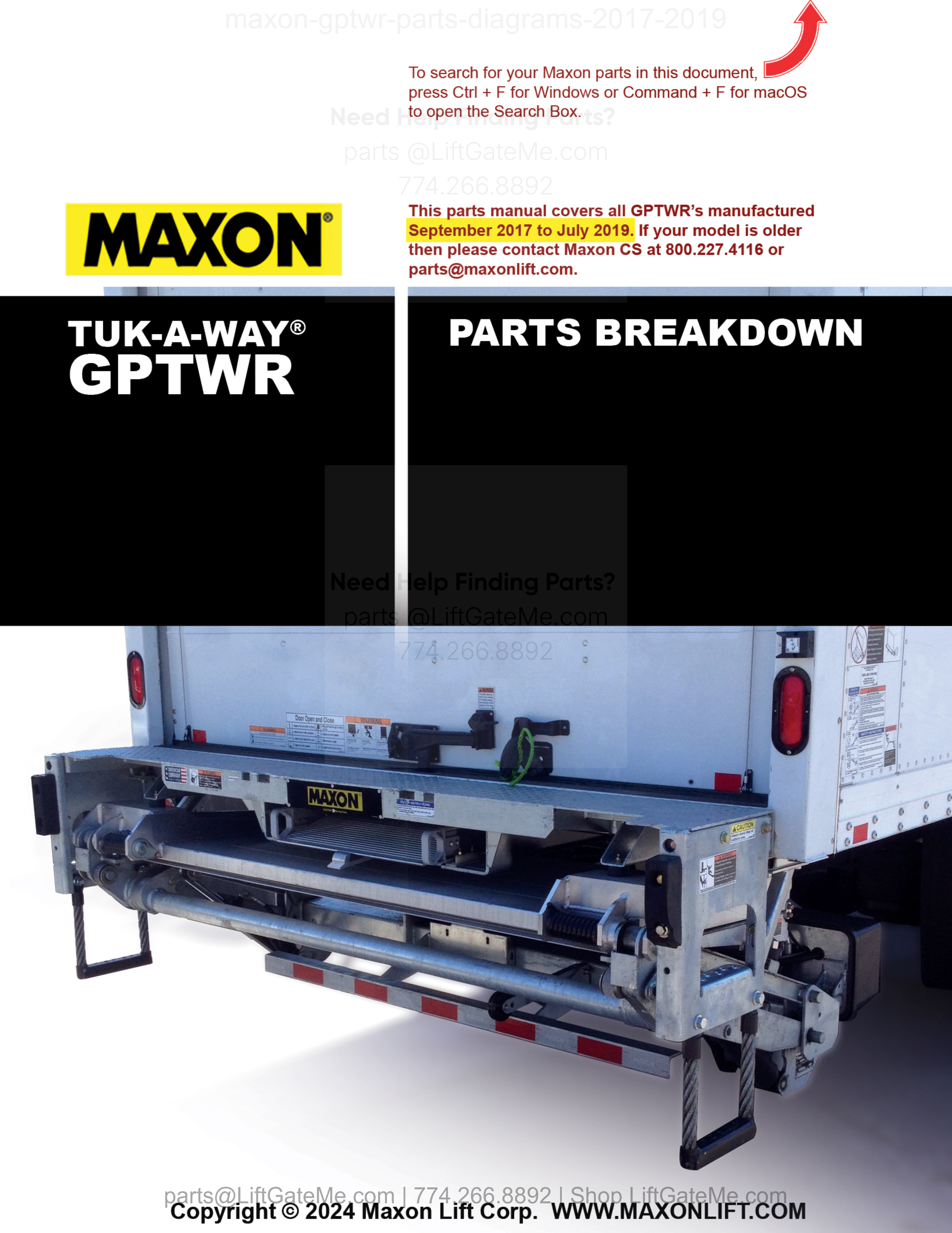 OEM manual reference cover