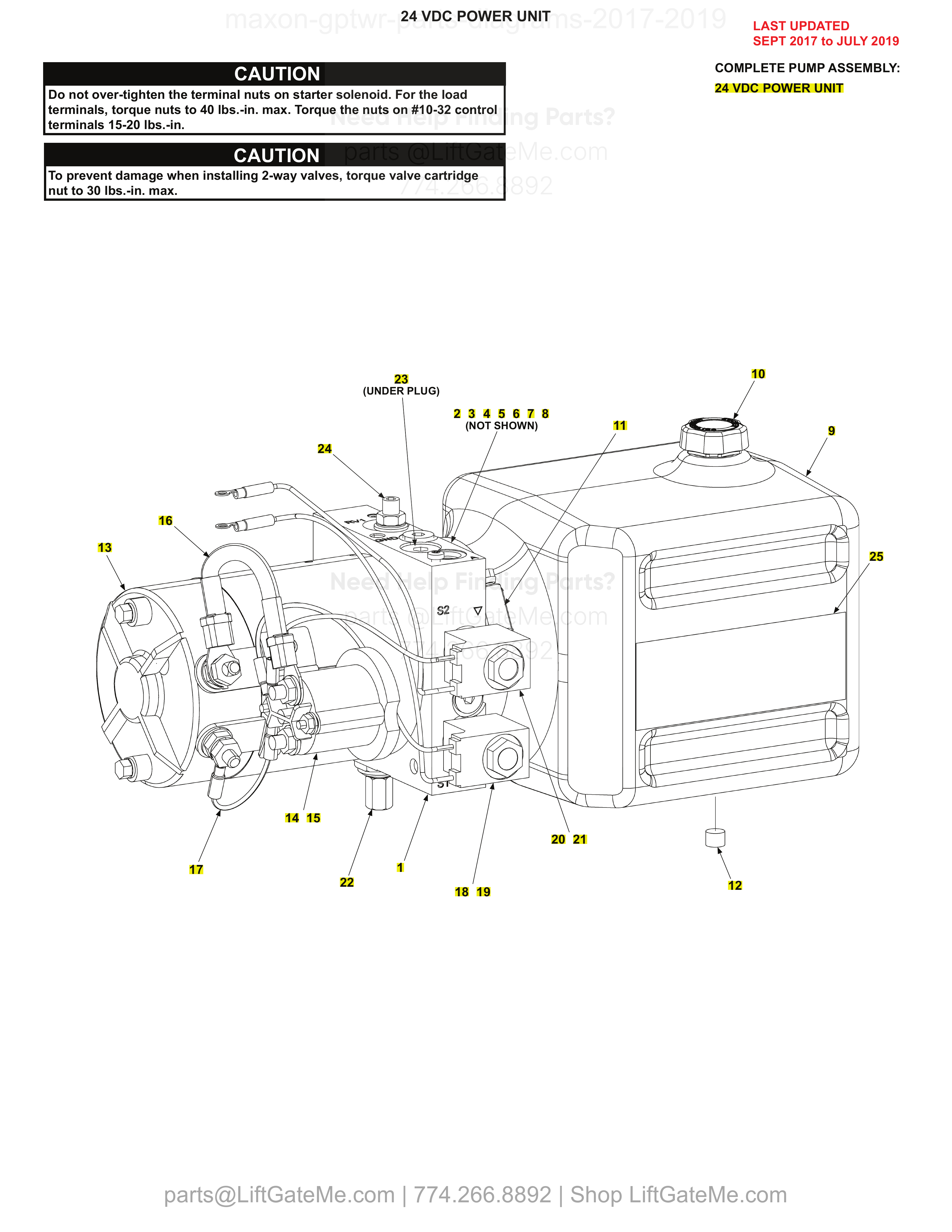 24 VDC POWER UNIT diagram