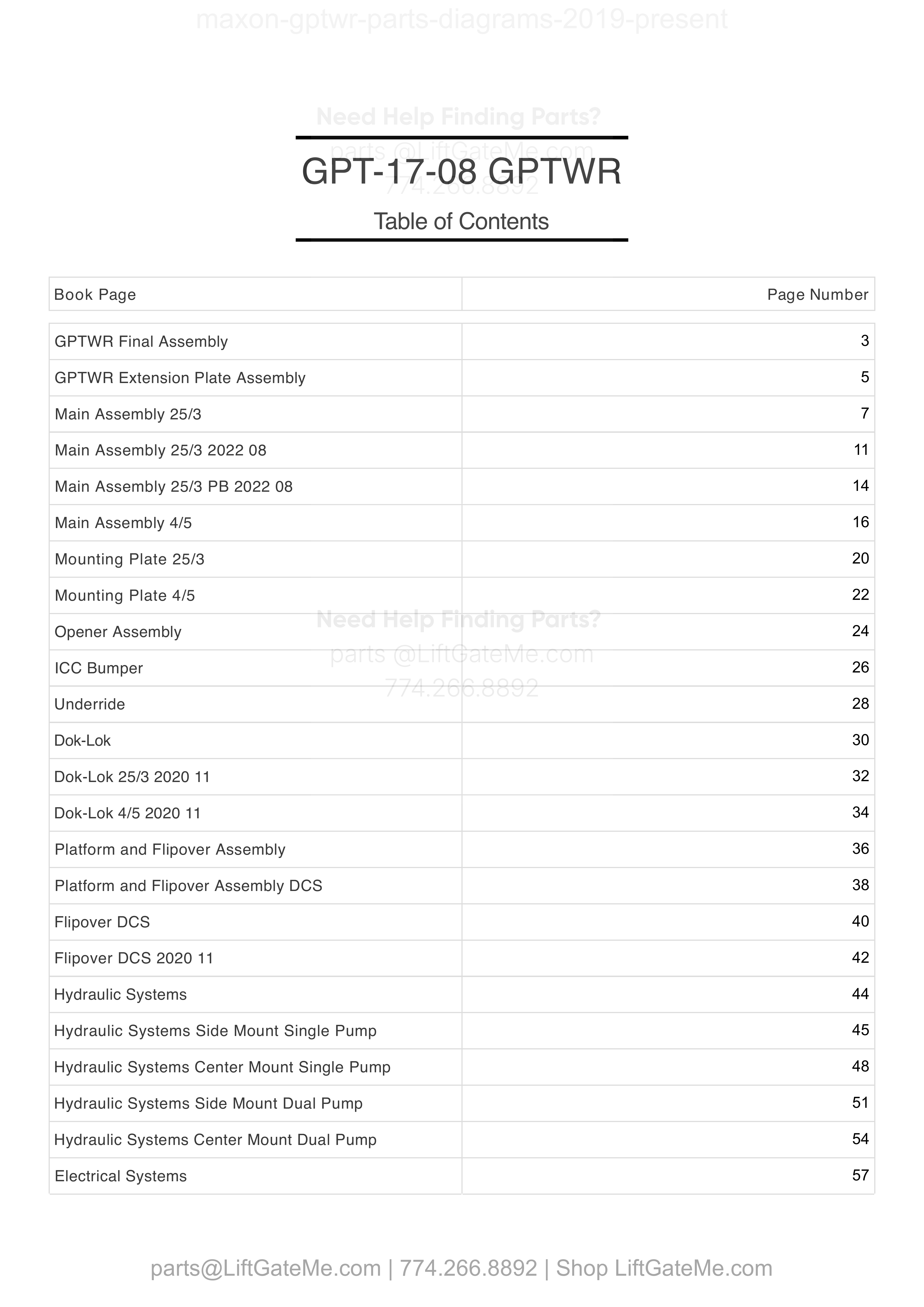 OEM manual reference cover