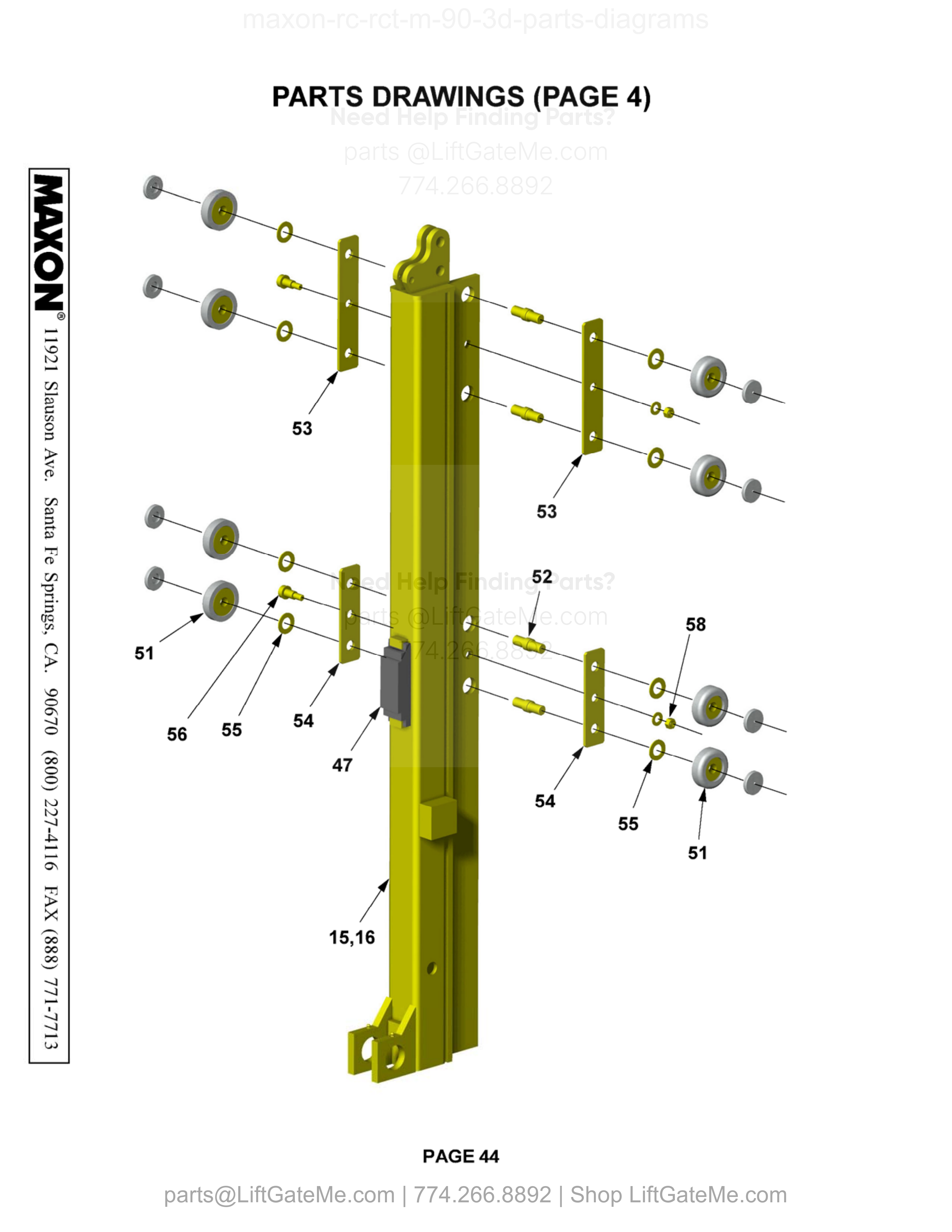 Parts Drawings (Page 4) diagram