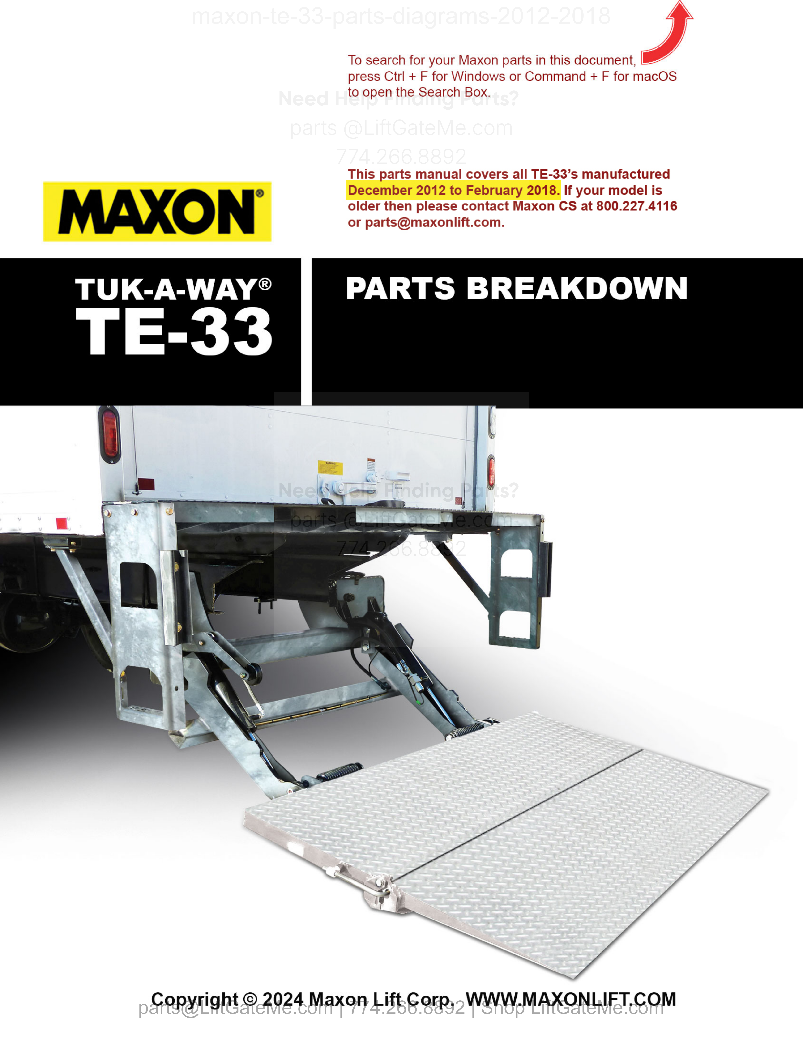 OEM manual reference cover