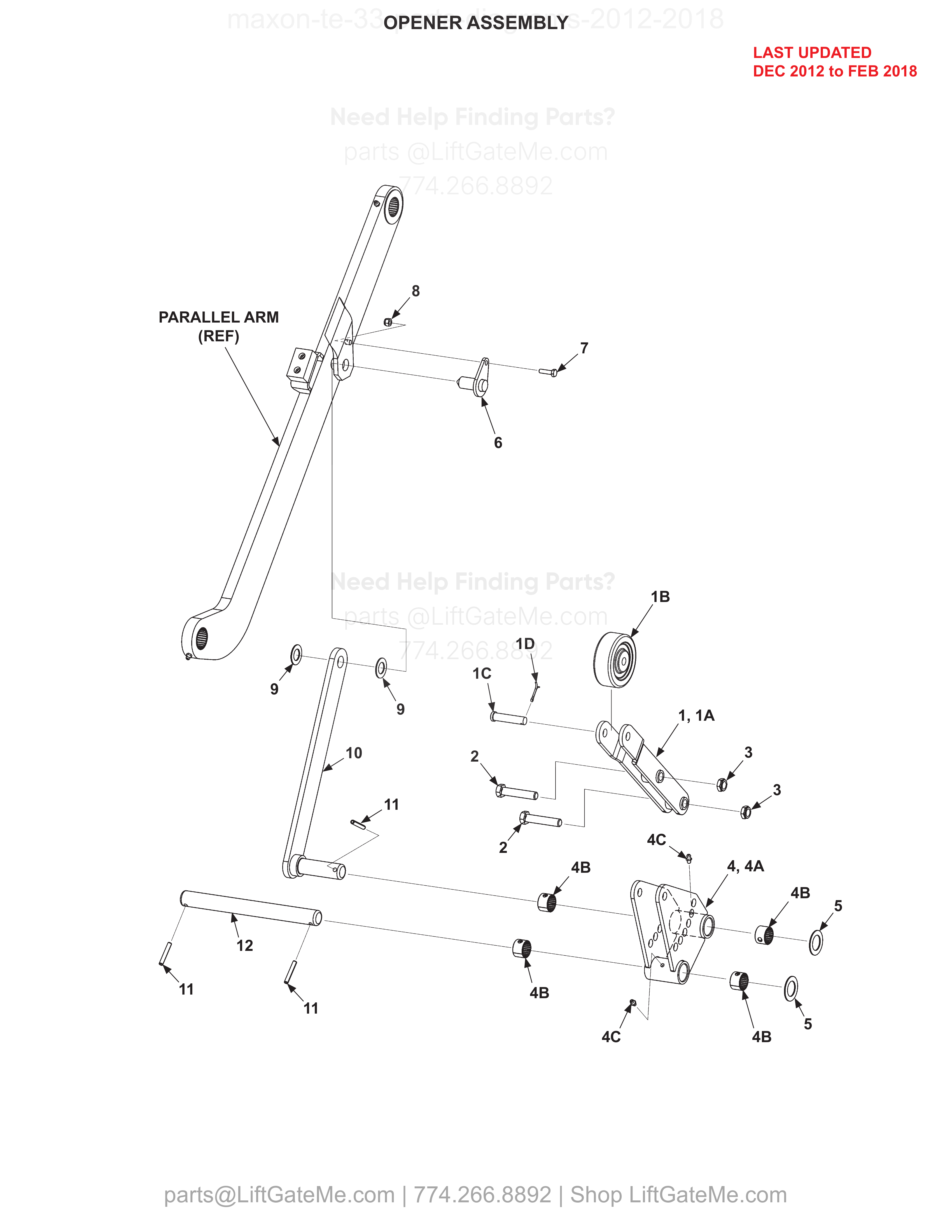 OPENER ASSEMBLY diagram