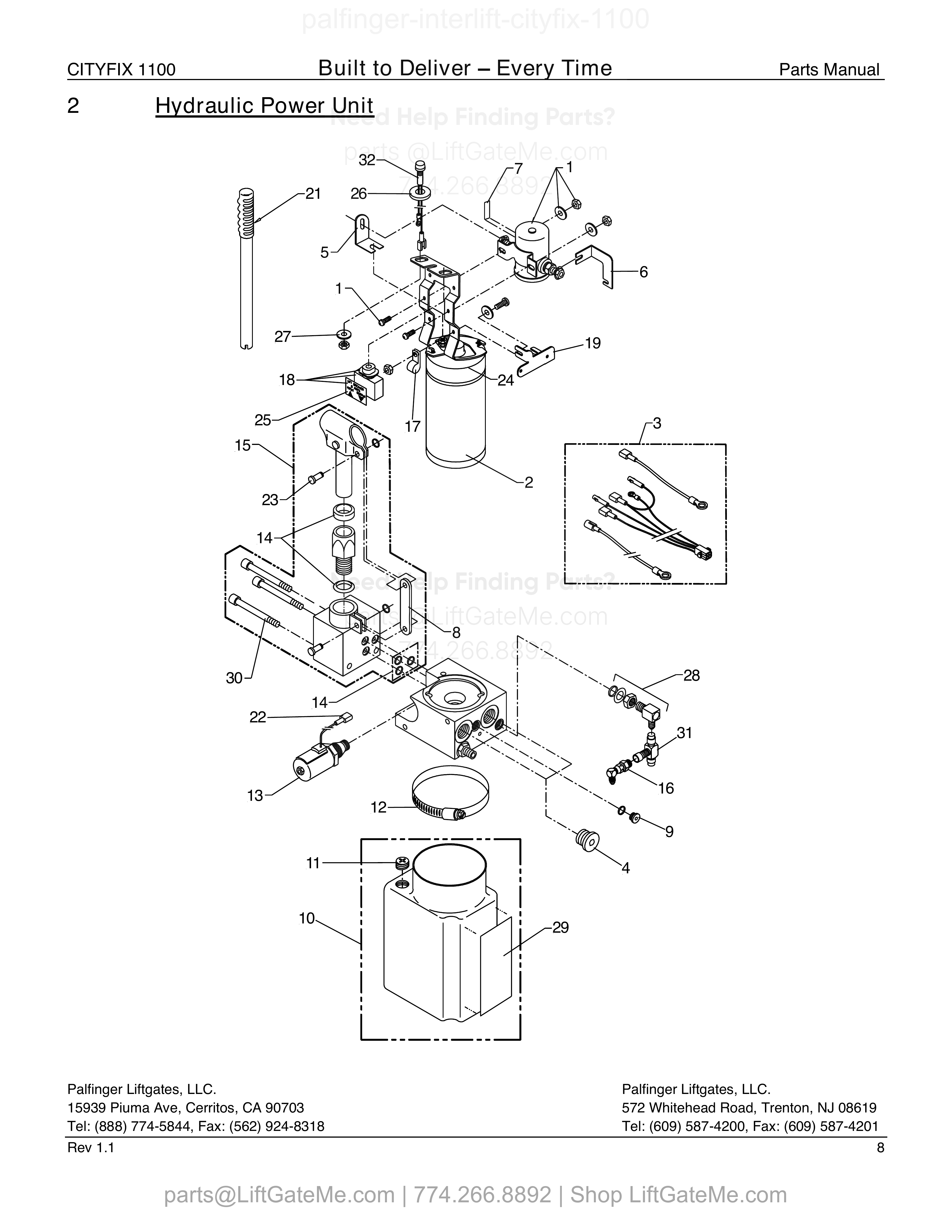 Hydraulic Power Unit diagram