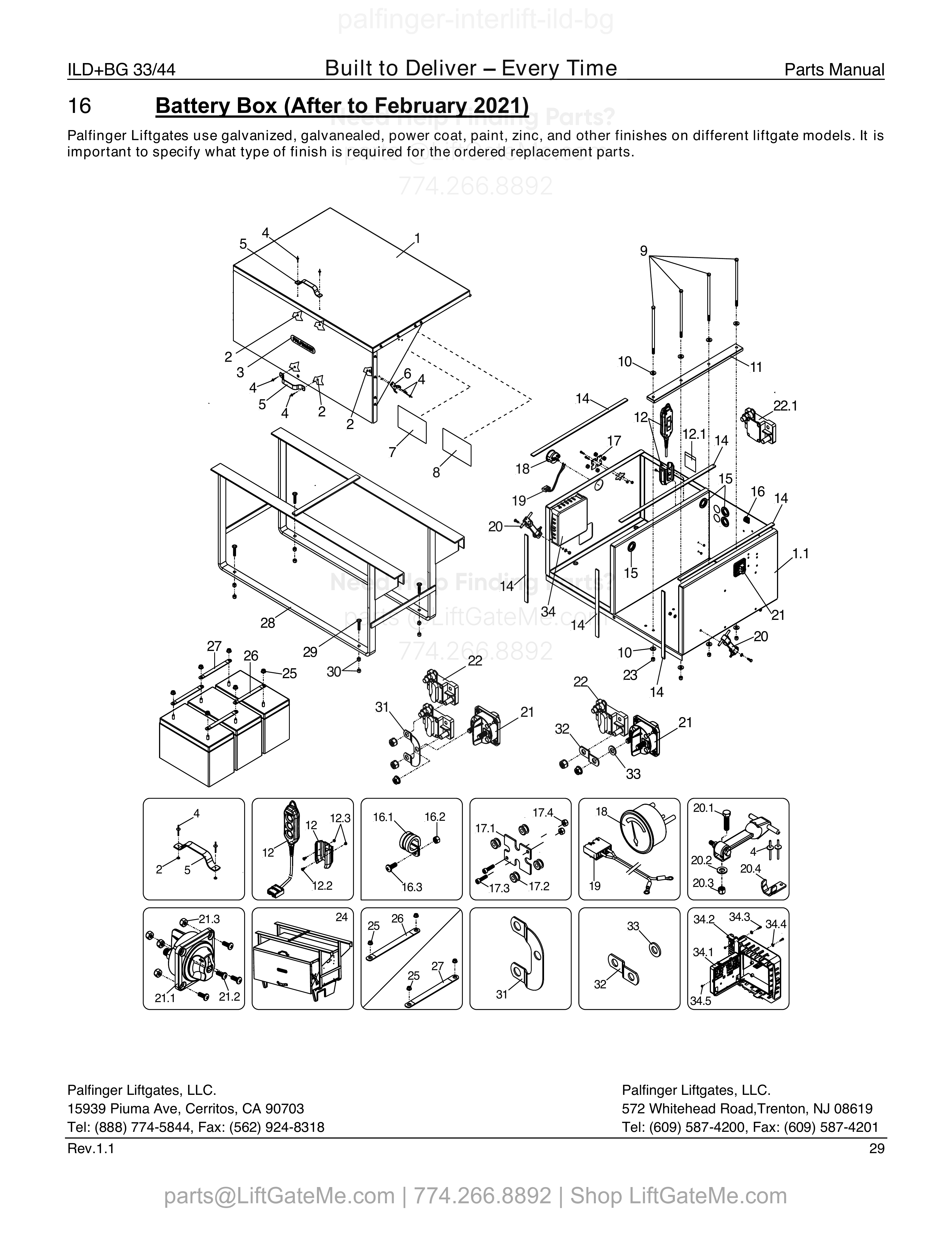 Battery Box (After to February 2021) diagram