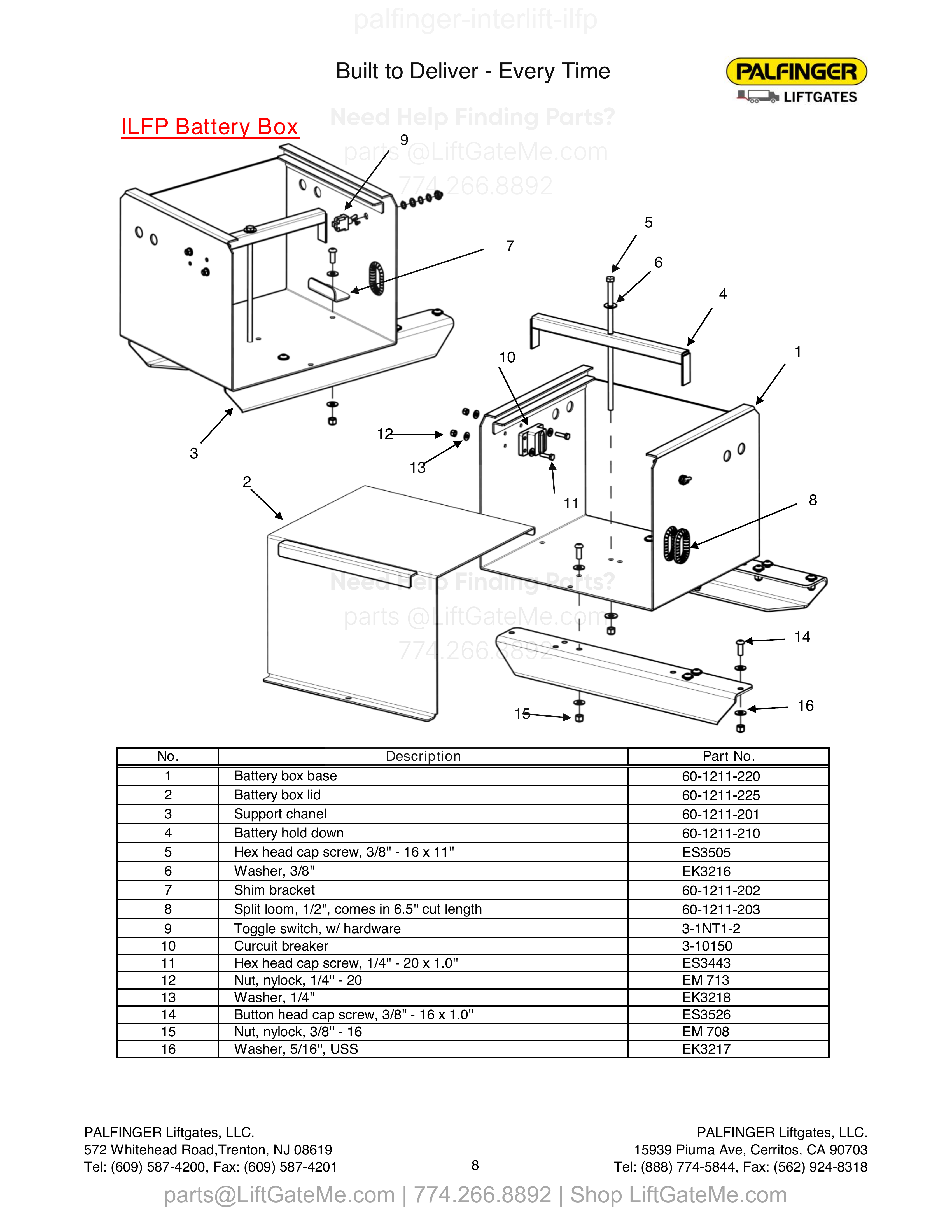 ILFP Battery Box diagram