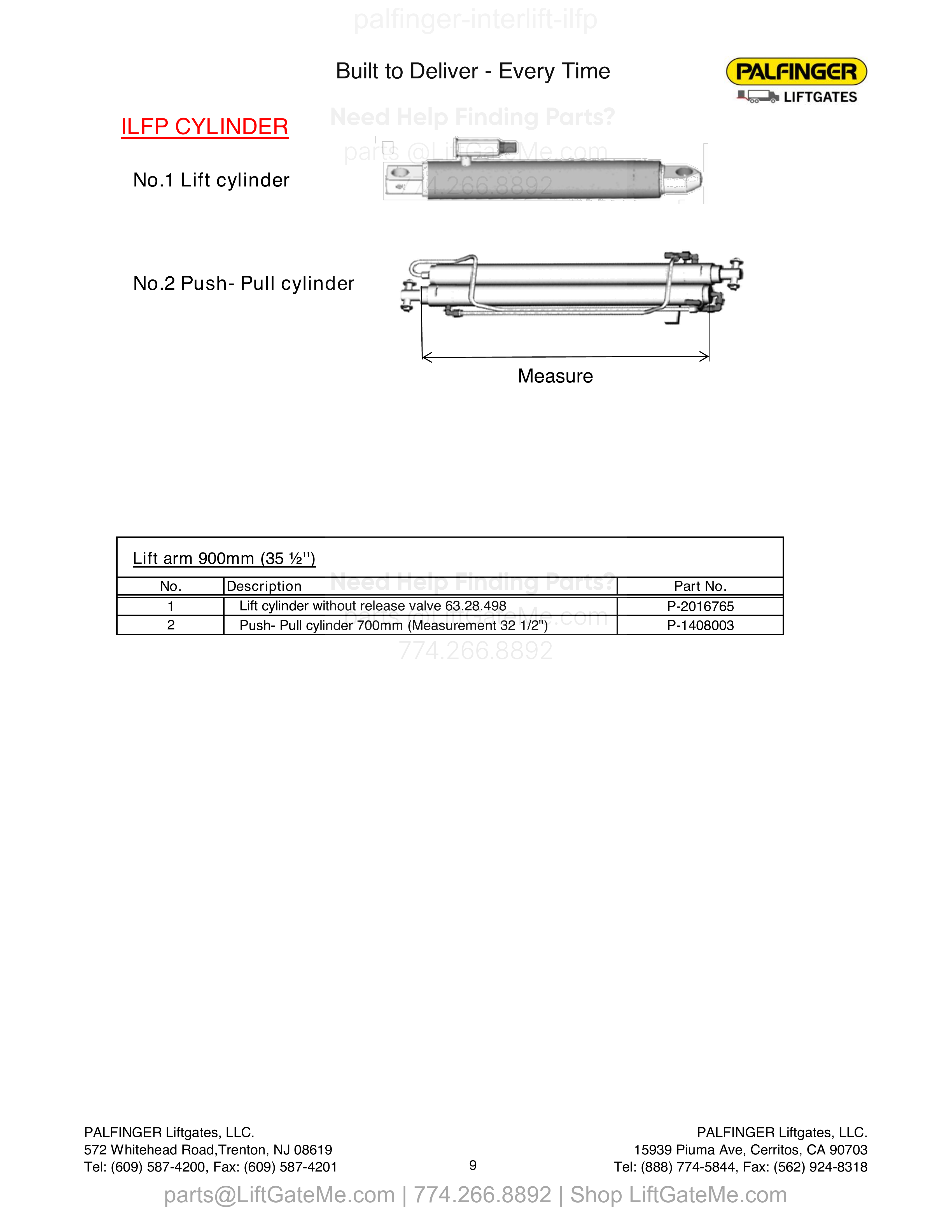 ILFP CYLINDER diagram