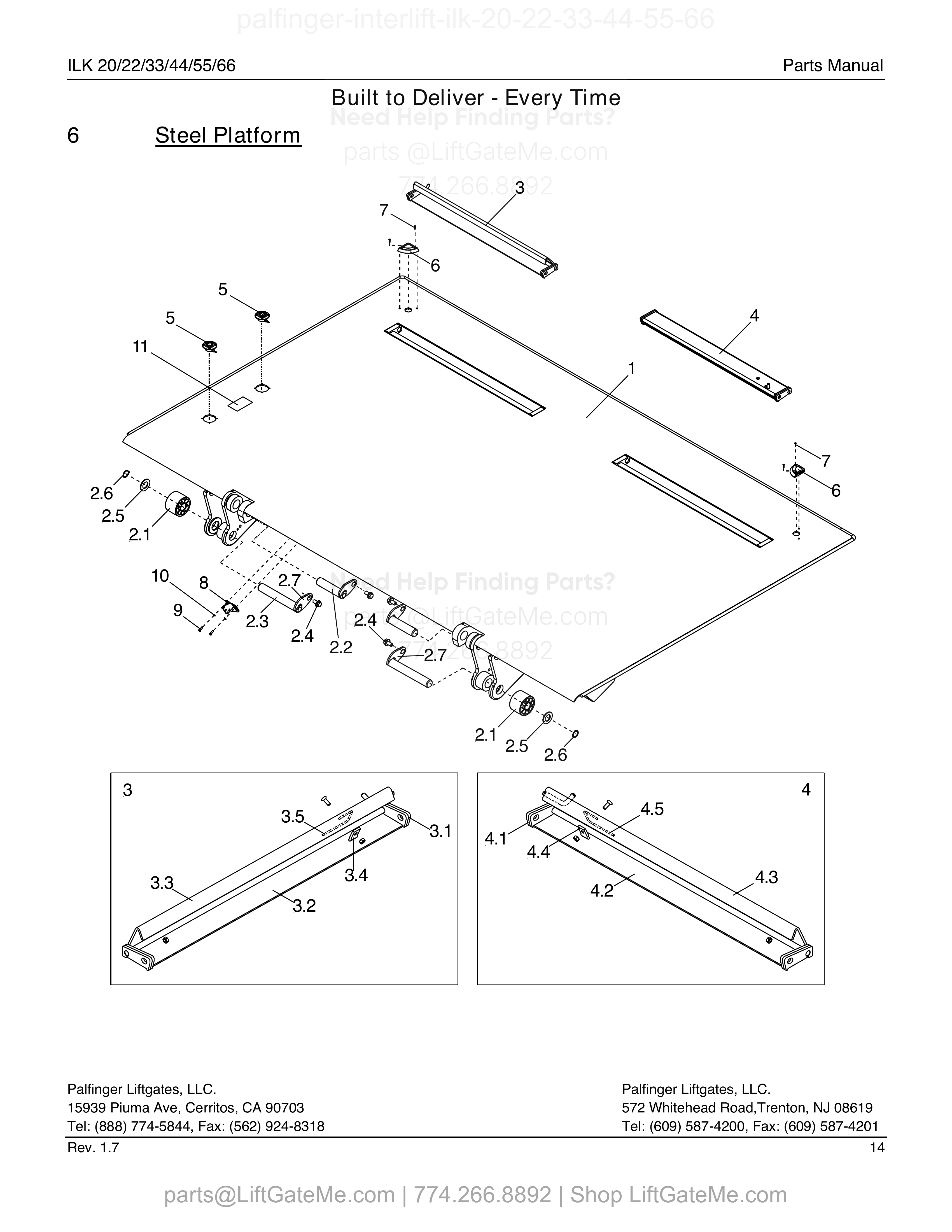 6 – Steel Platform diagram