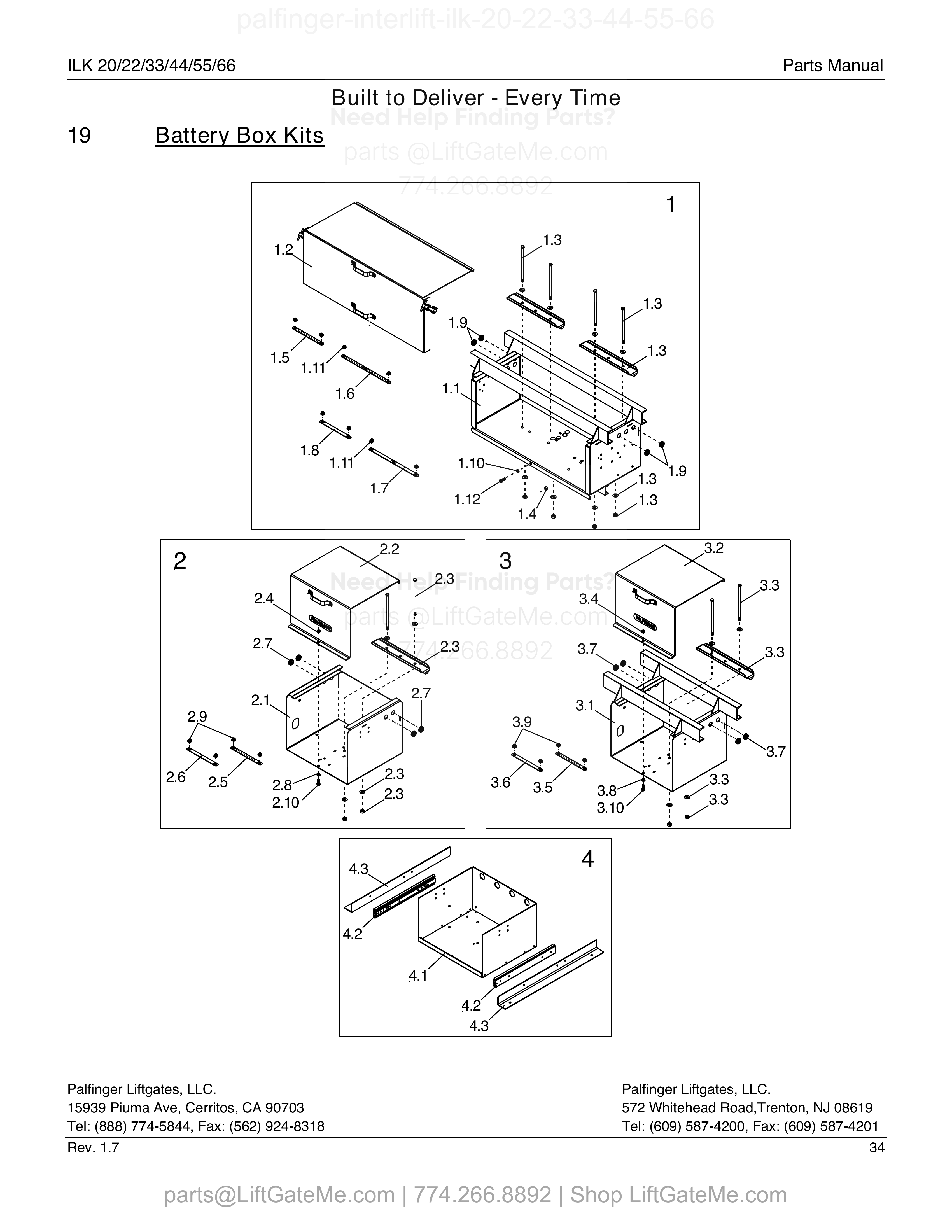 19 – Battery Box Kits diagram