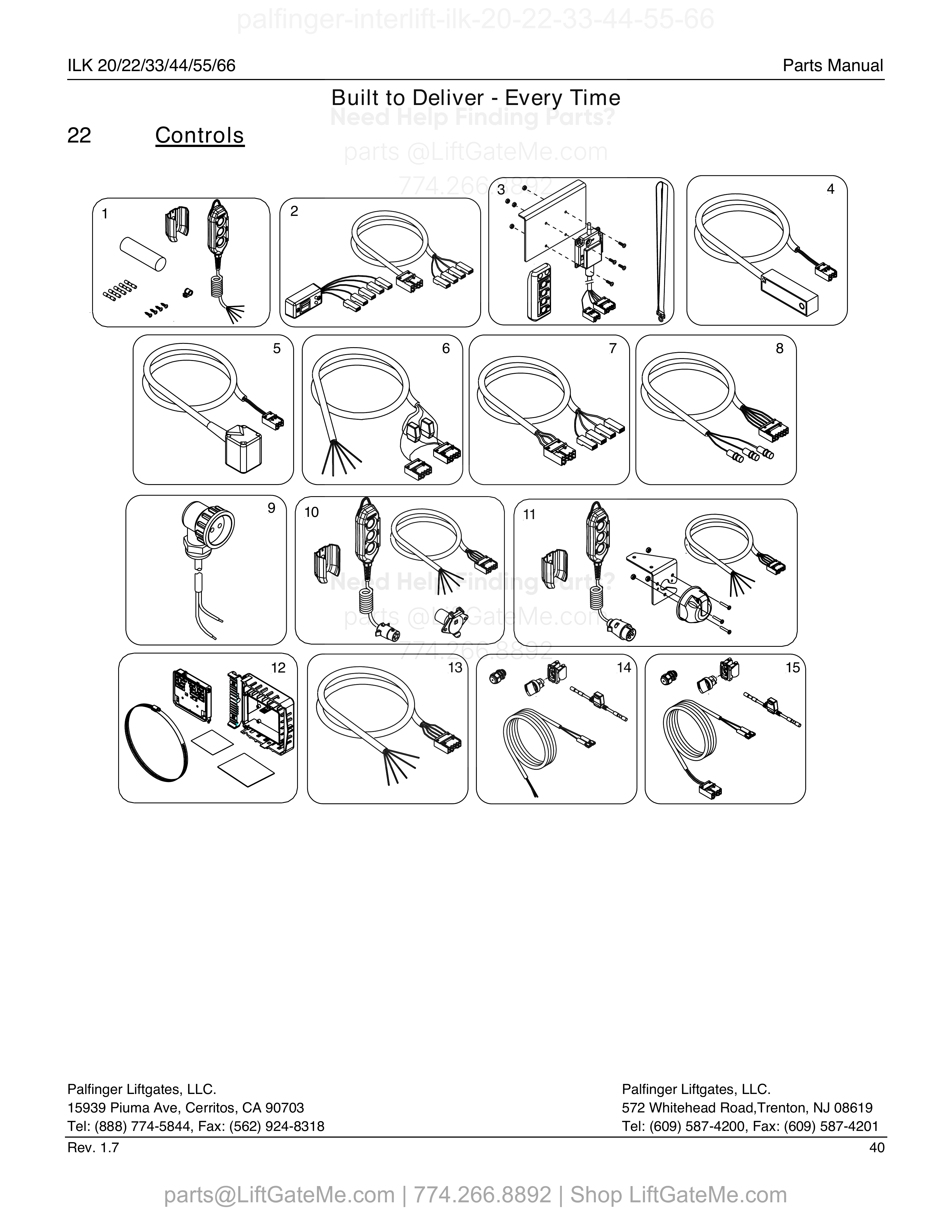 22 - CONTROLS diagram