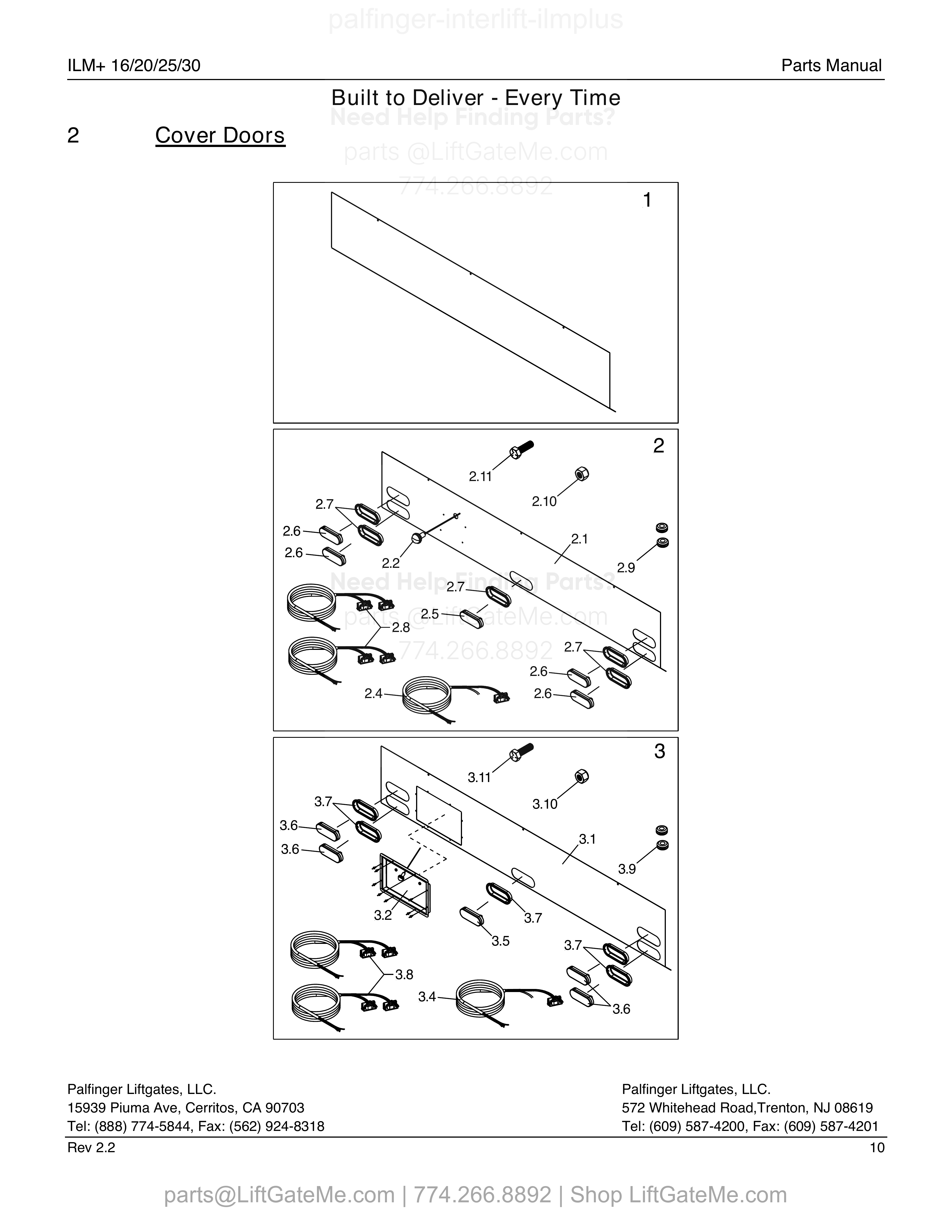 2 - Cover Doors diagram