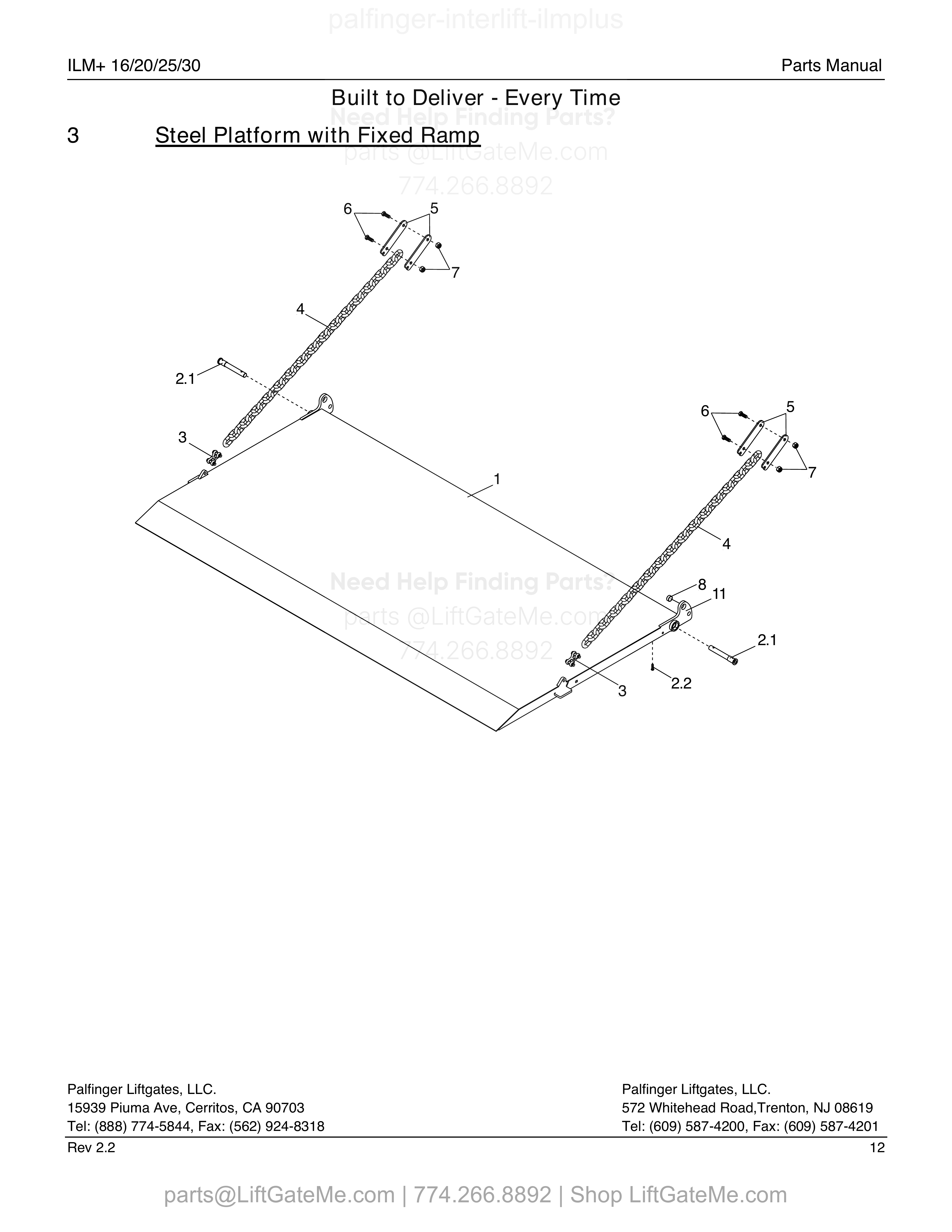 3 - Platform Steel diagram