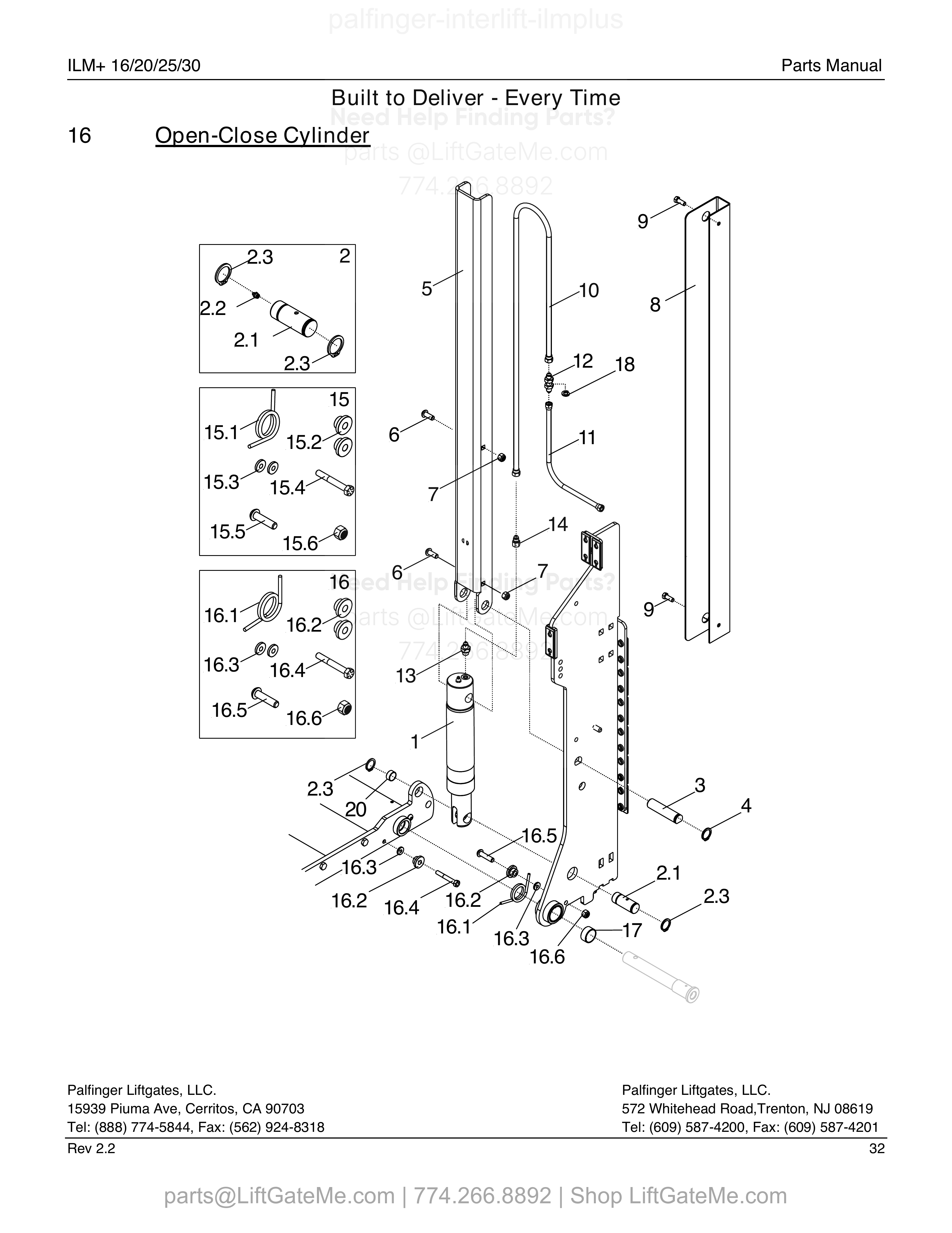 Open-Close Cylinder diagram